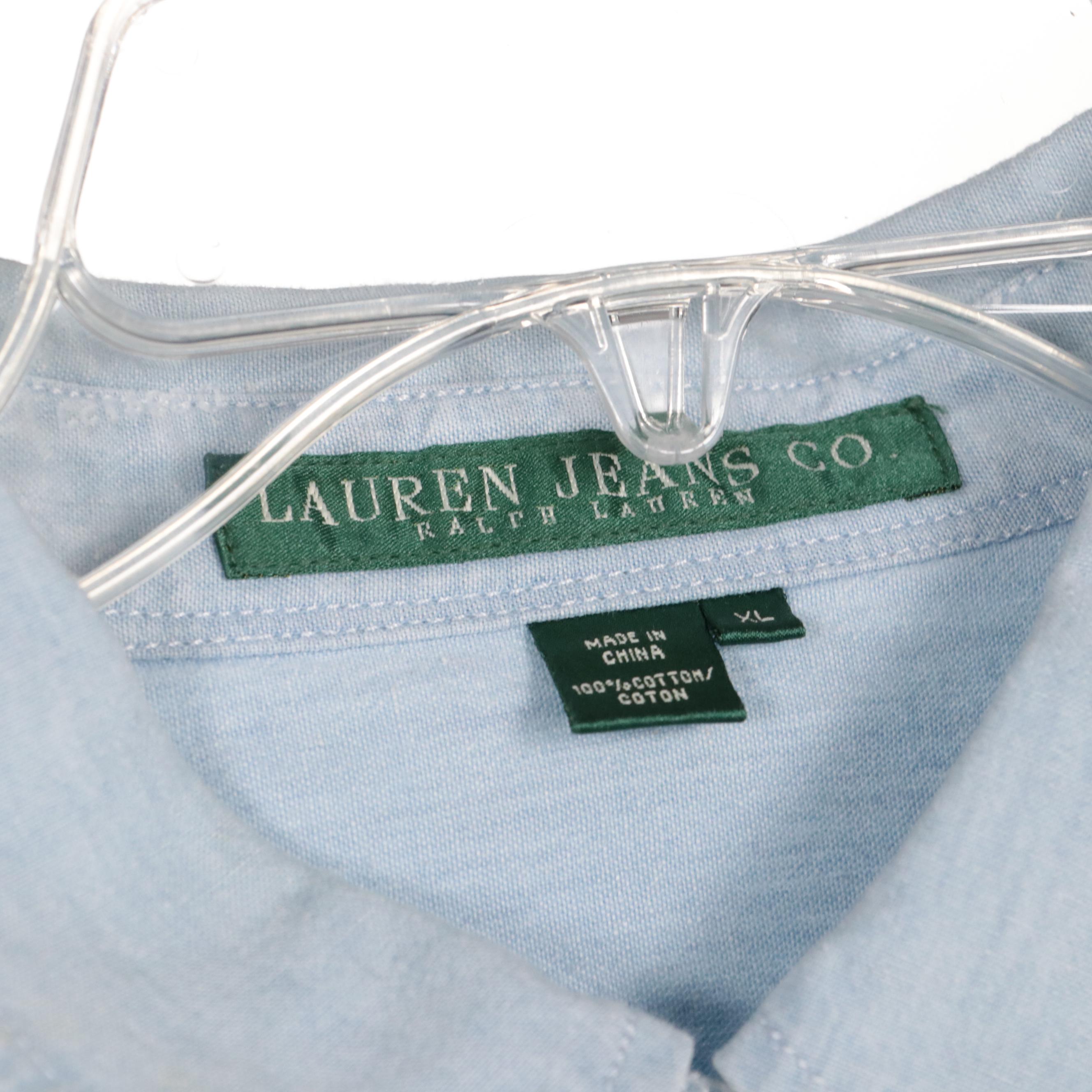 Ralph Lauren Denim Blue and Other Colored Long Sleeve Button-Up Shirts