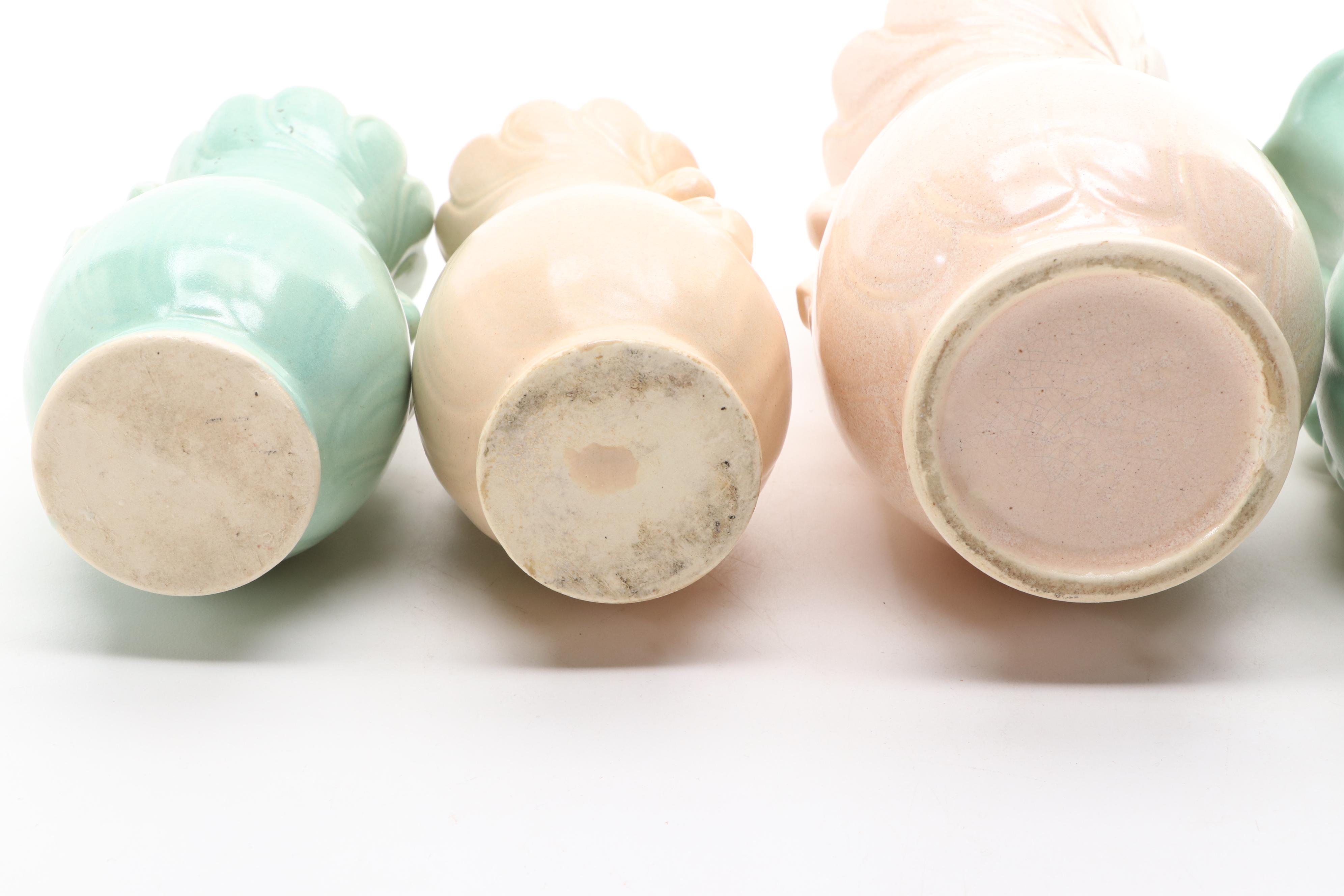 American Art Pottery Glazed Ceramic Vases