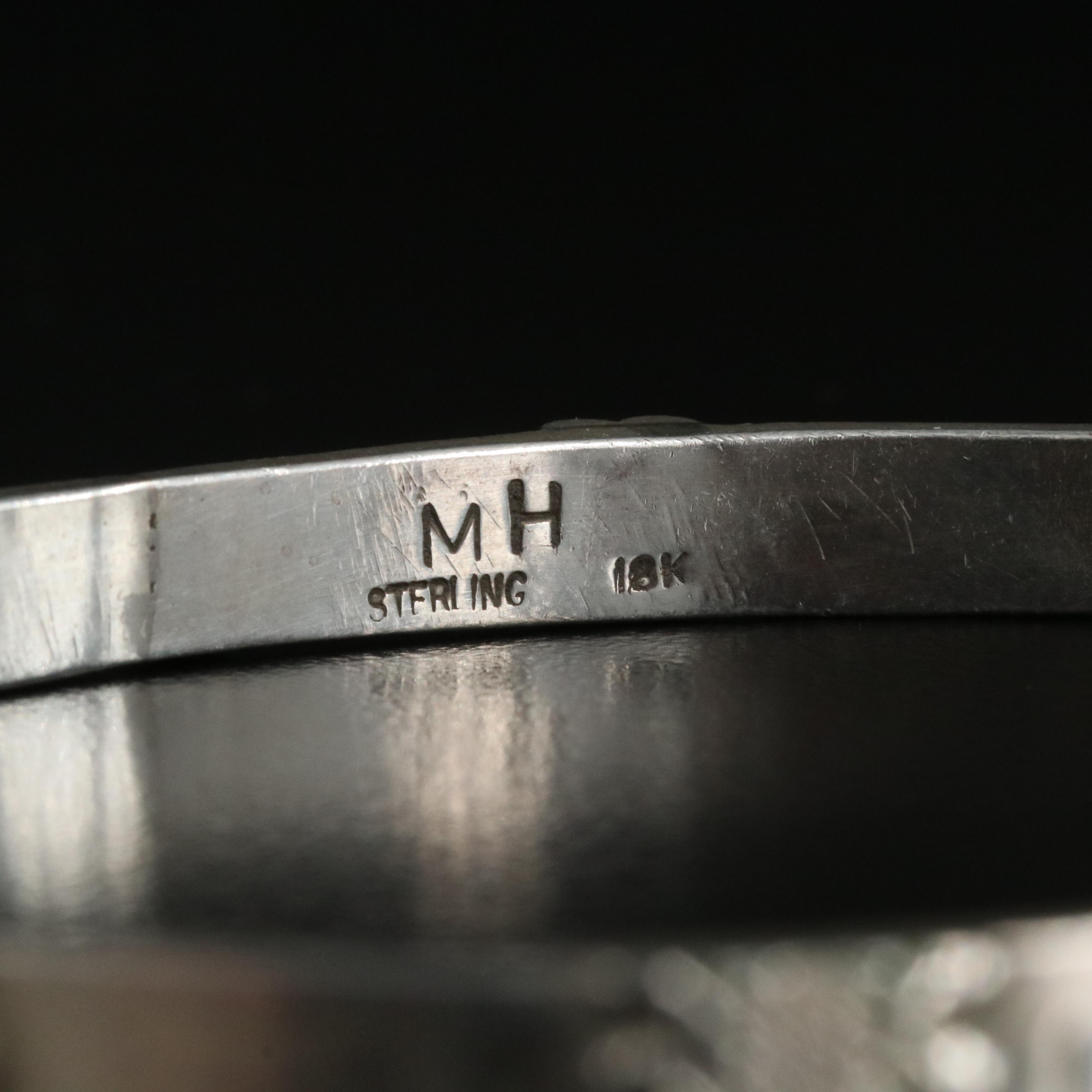 Thai Style Sterling Bracelets and Rings Including Coral