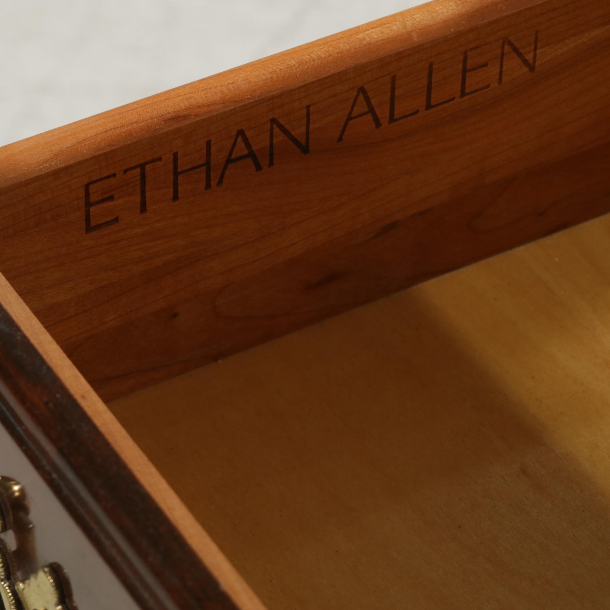 Ethan Allen "Georgian Court" Cherry Four-Drawer Bedside Chest