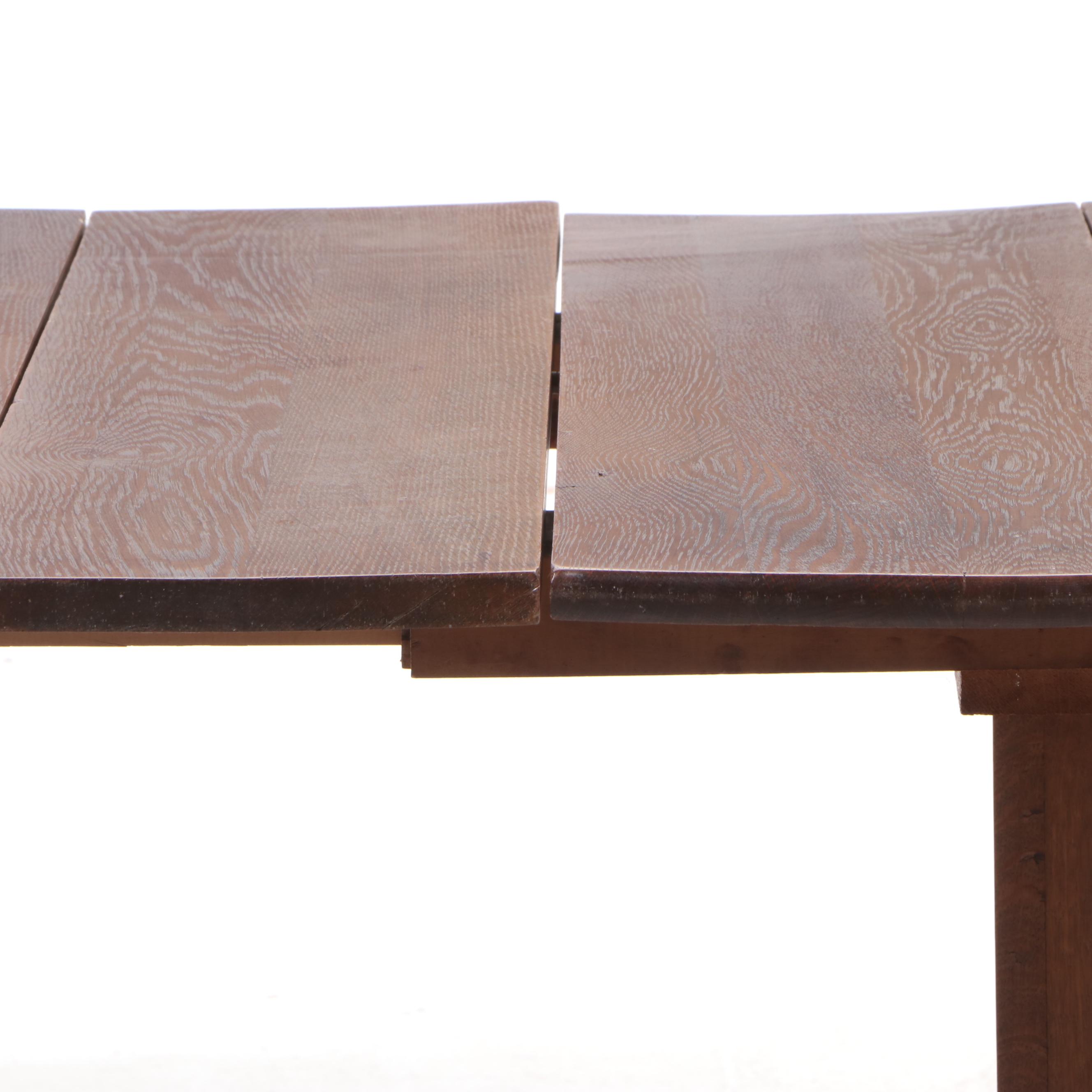 Arts and Crafts Oak Extending Dining Table, Early 20th Century