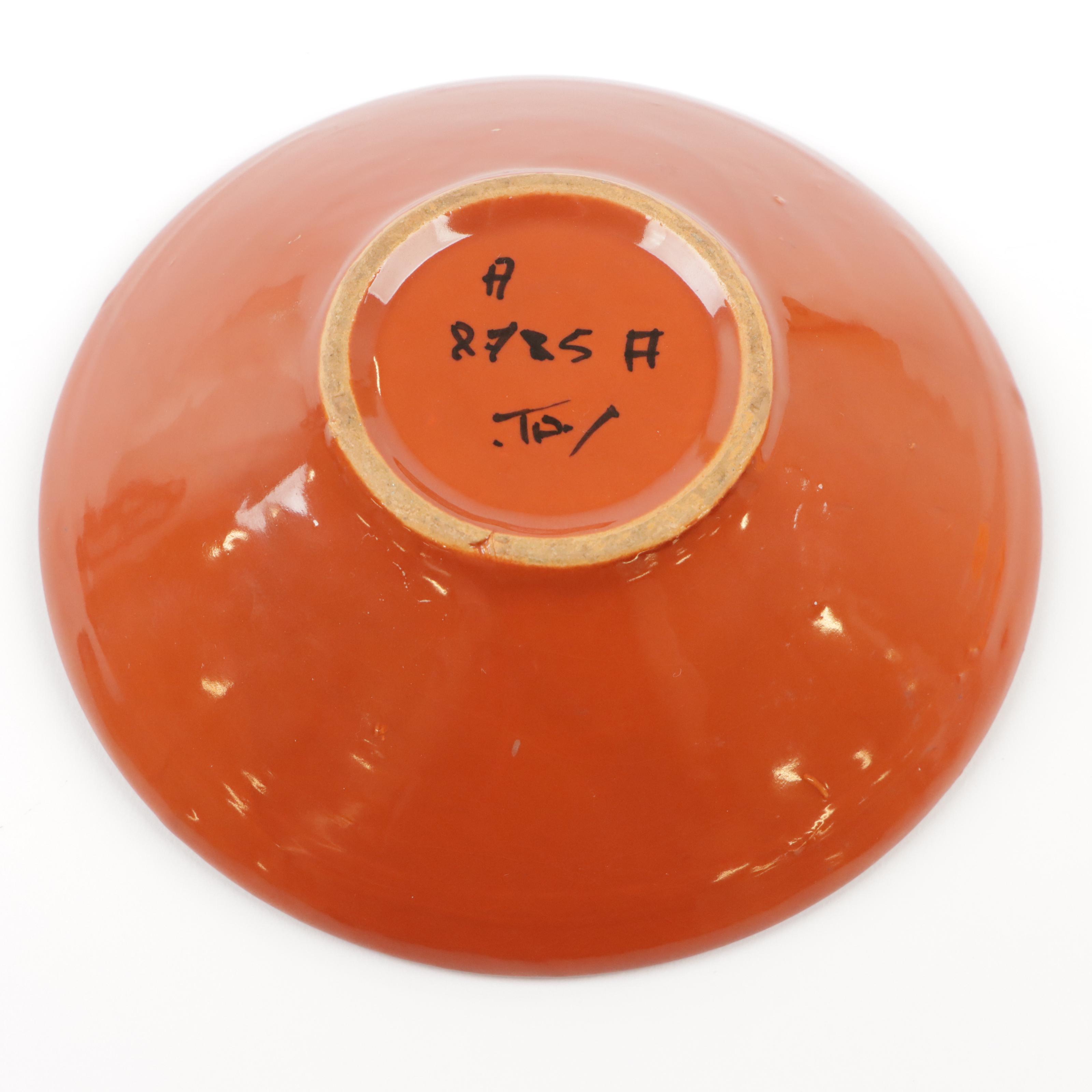 Zeuthen Denmark Pottery Vase, Italian Dish EBTH