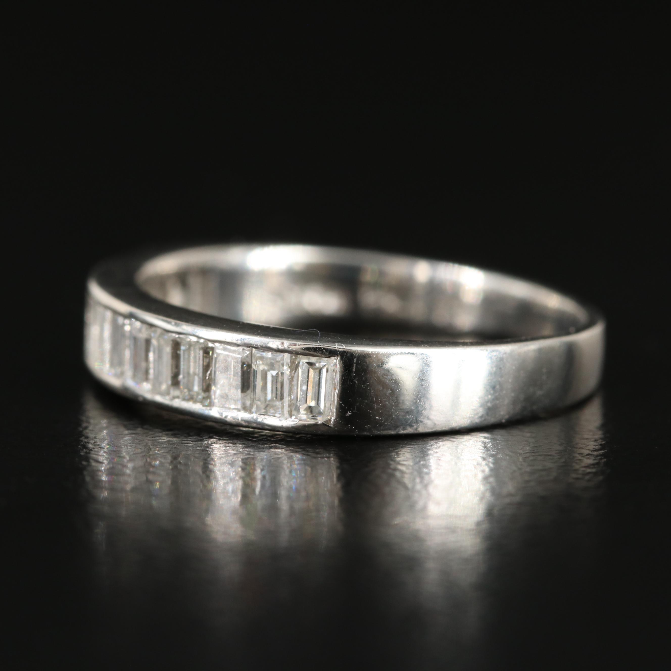 Platinum 0.65 CTW Diamond Band