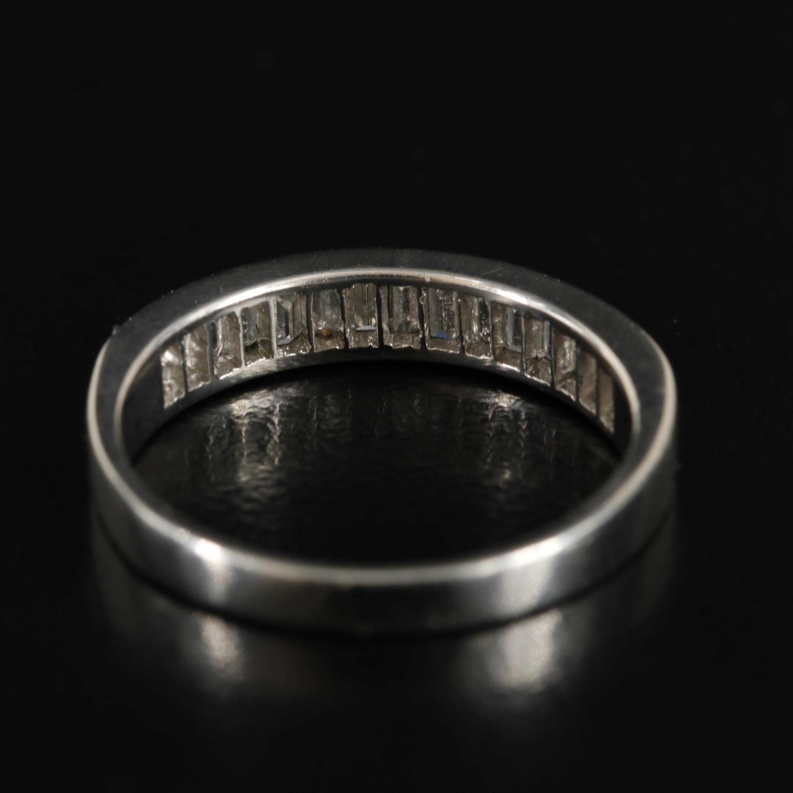 Platinum 0.65 CTW Diamond Band