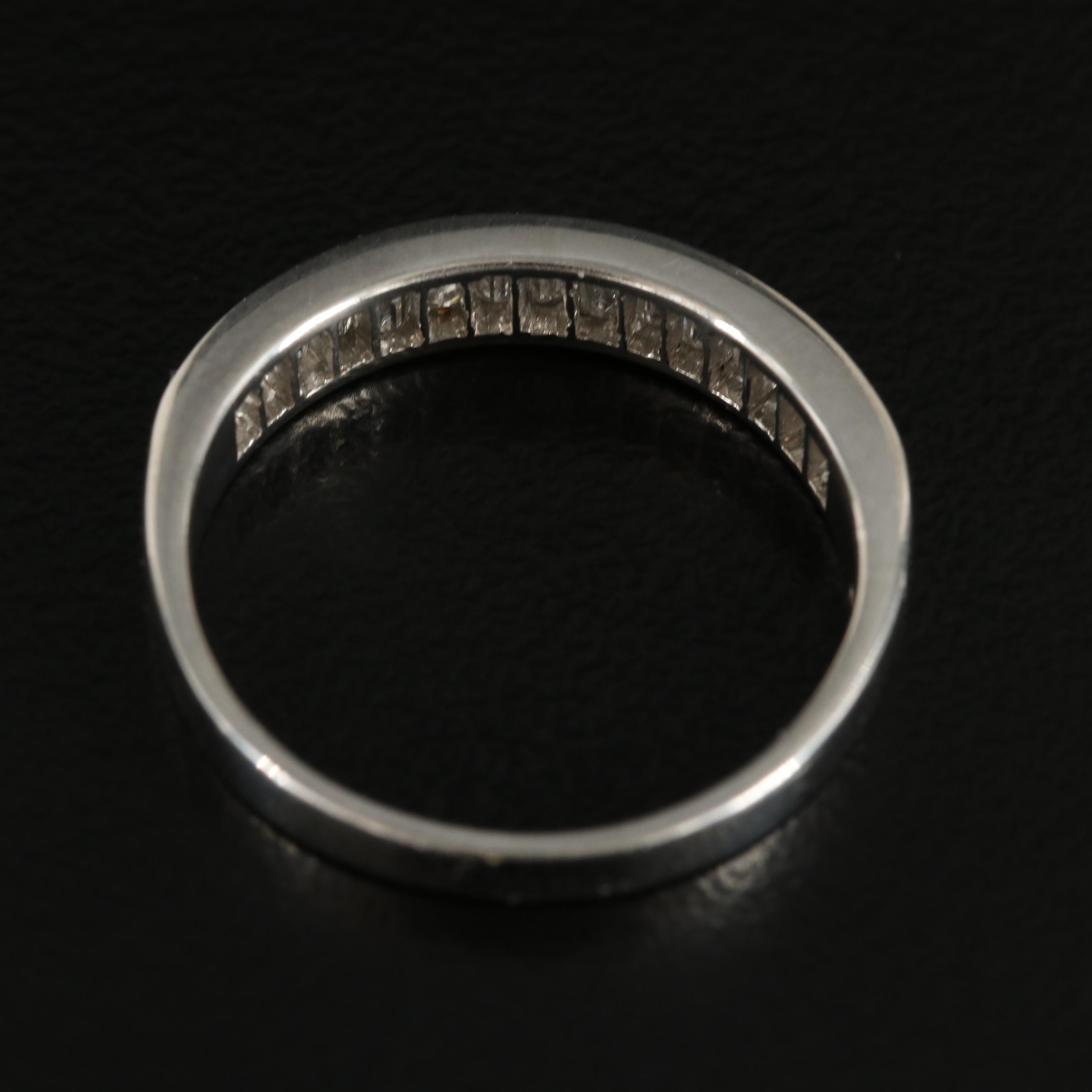 Platinum 0.65 CTW Diamond Band