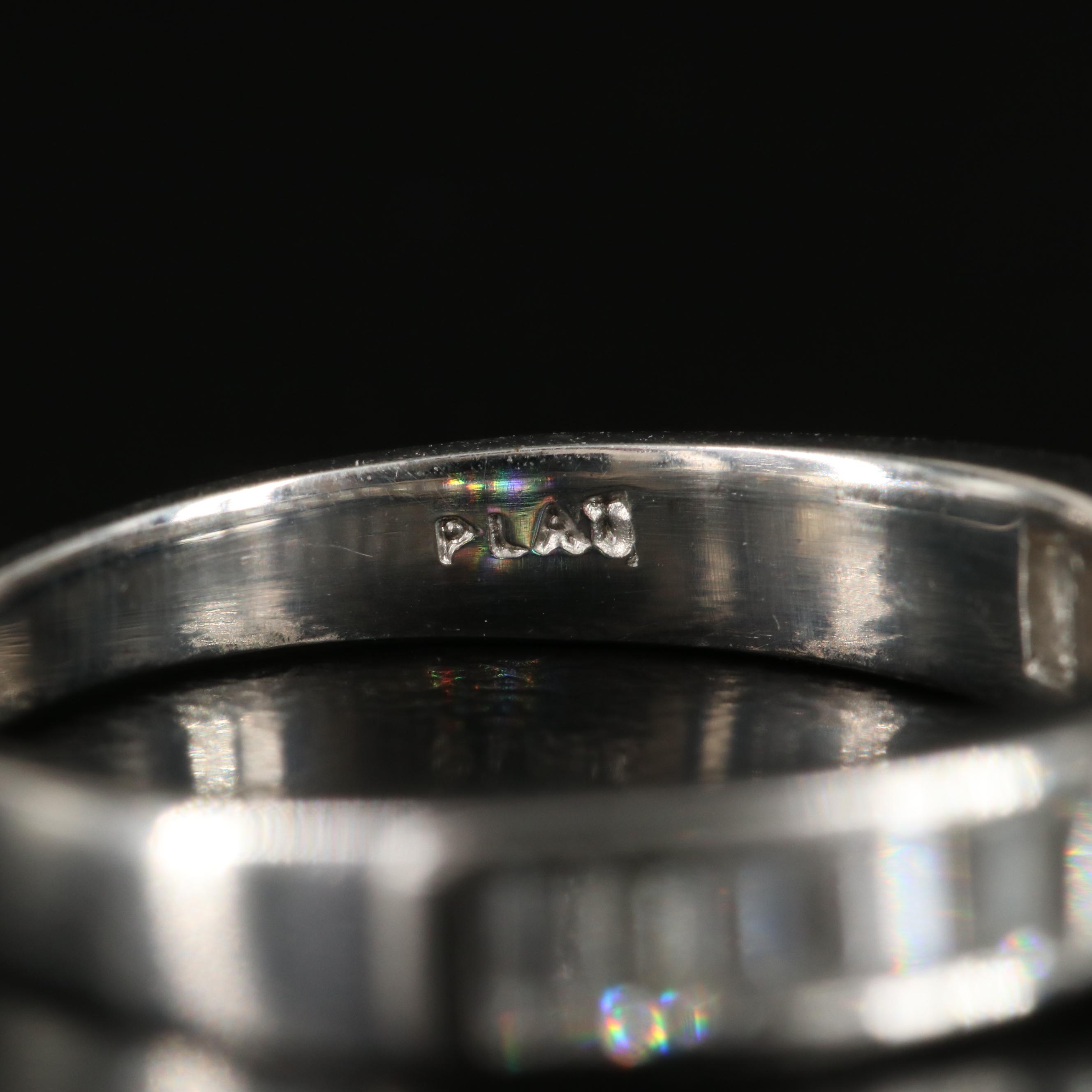 Platinum 0.65 CTW Diamond Band