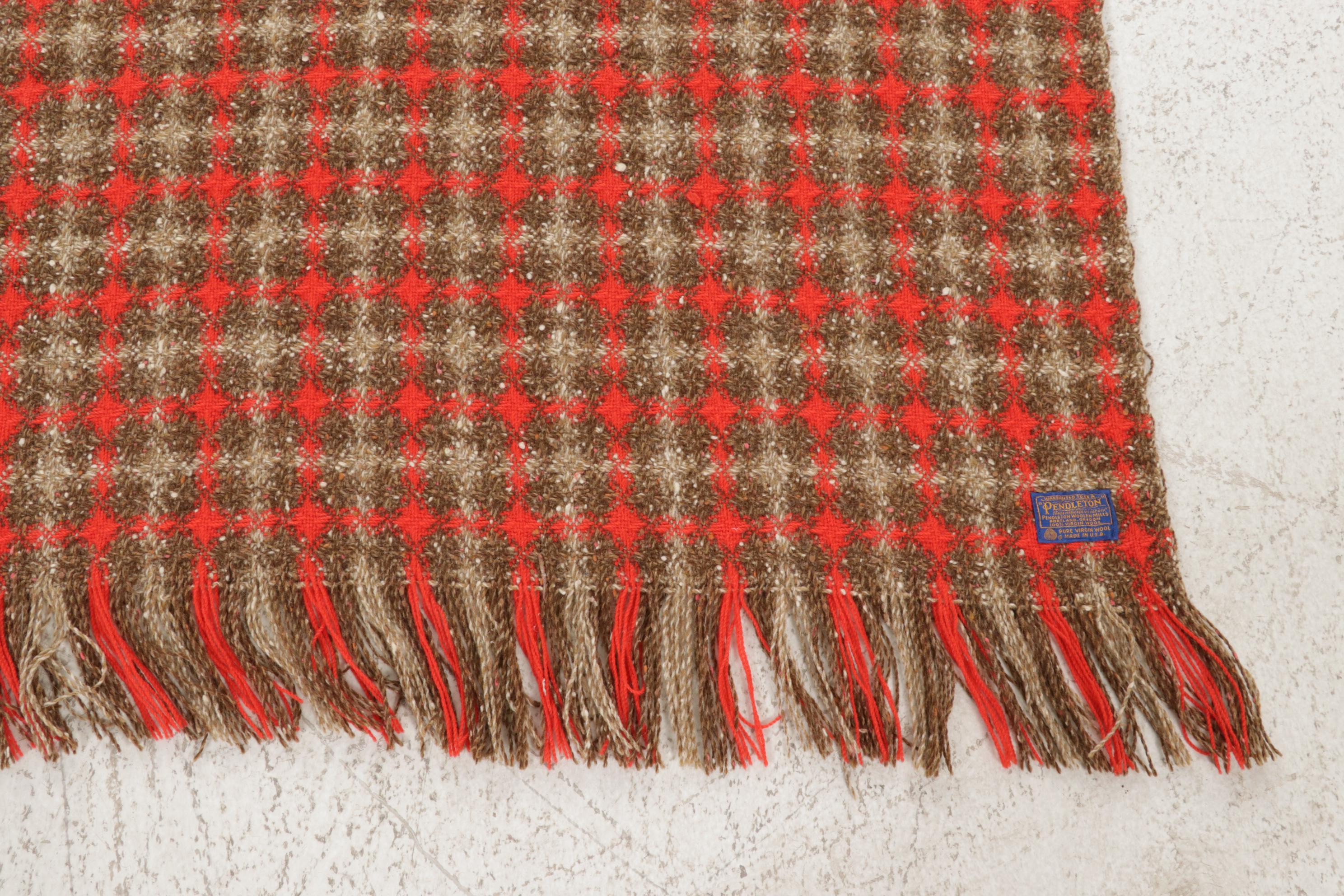 Pendleton Wool Blanket in Autumn Tones