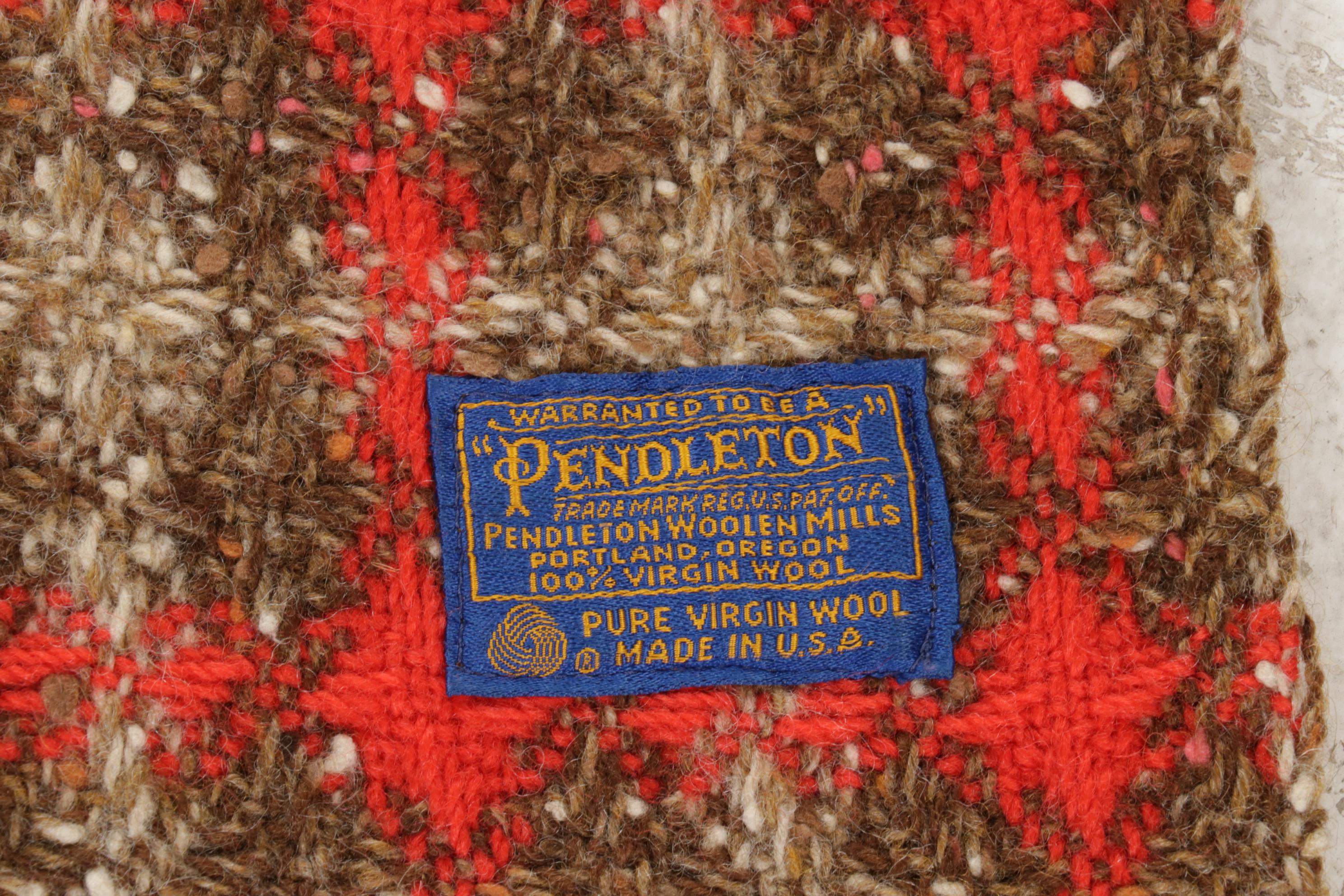 Pendleton Wool Blanket in Autumn Tones