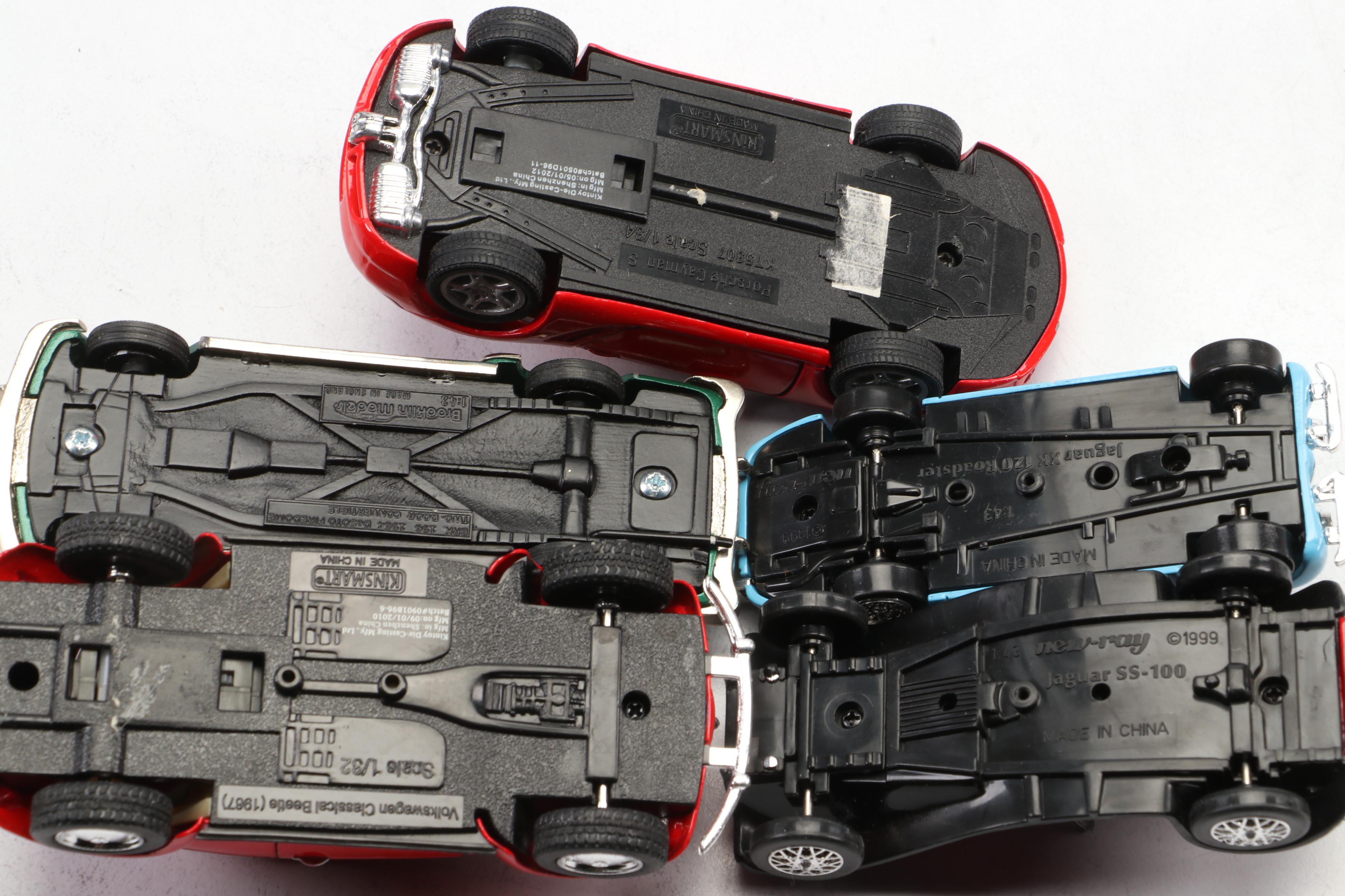 Liberty Classics Ford with Other Diecast Vehicles and Gas Pump