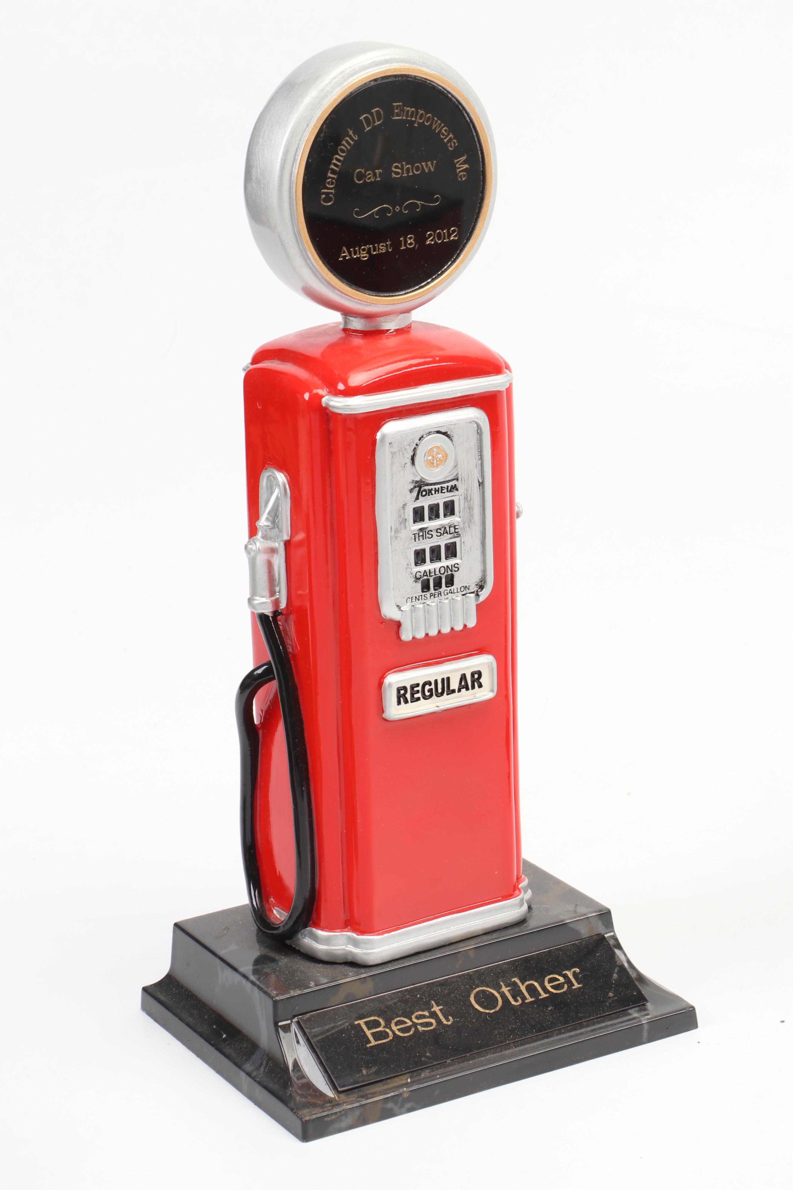 Liberty Classics Ford with Other Diecast Vehicles and Gas Pump