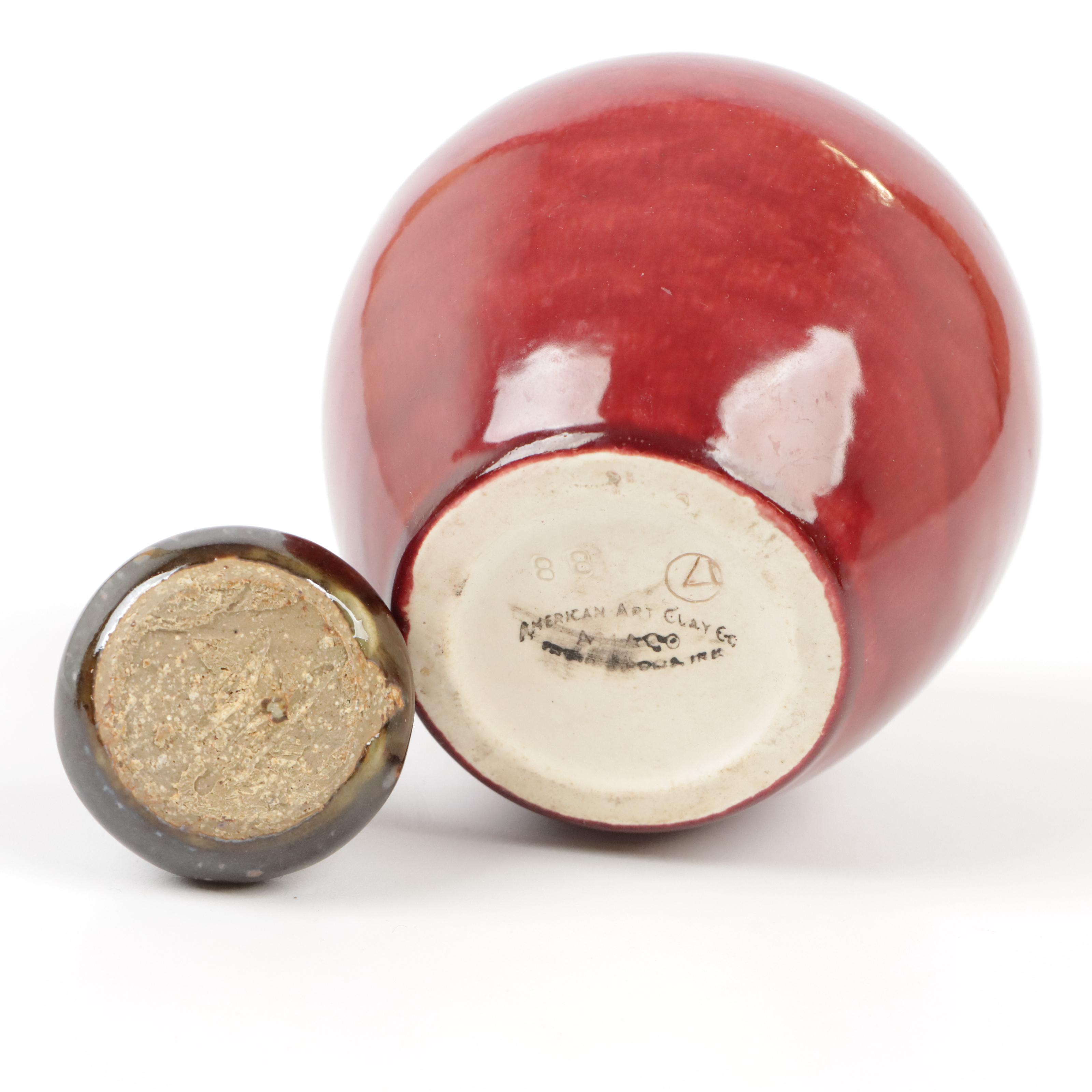 American Art Clay Company Vase and Other Studio Art Pottery EBTH