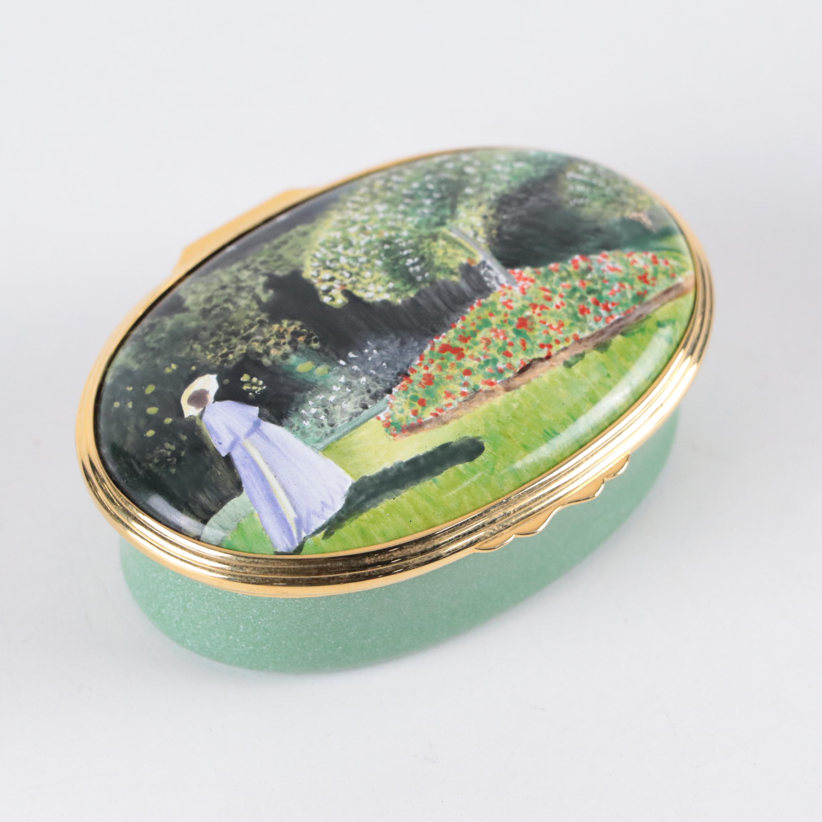 Halcyon Days Limited Edition Enameled Metal Boxes