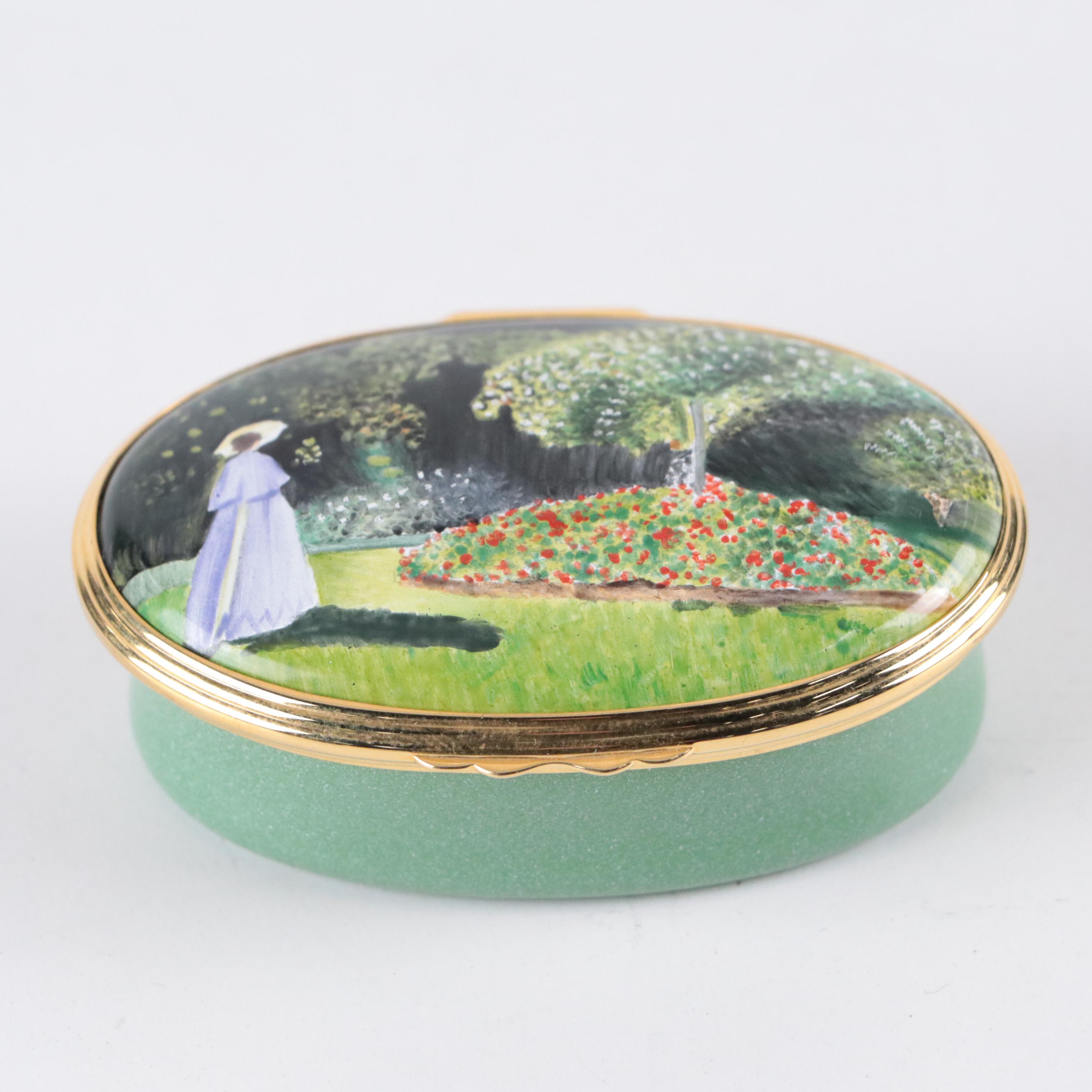 Halcyon Days Limited Edition Enameled Metal Boxes