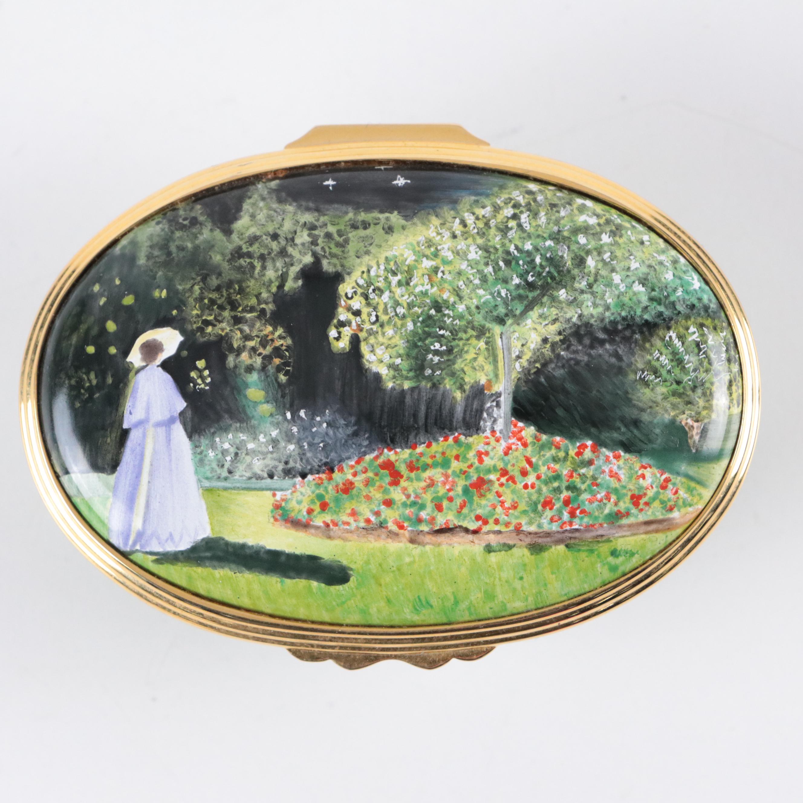 Halcyon Days Limited Edition Enameled Metal Boxes