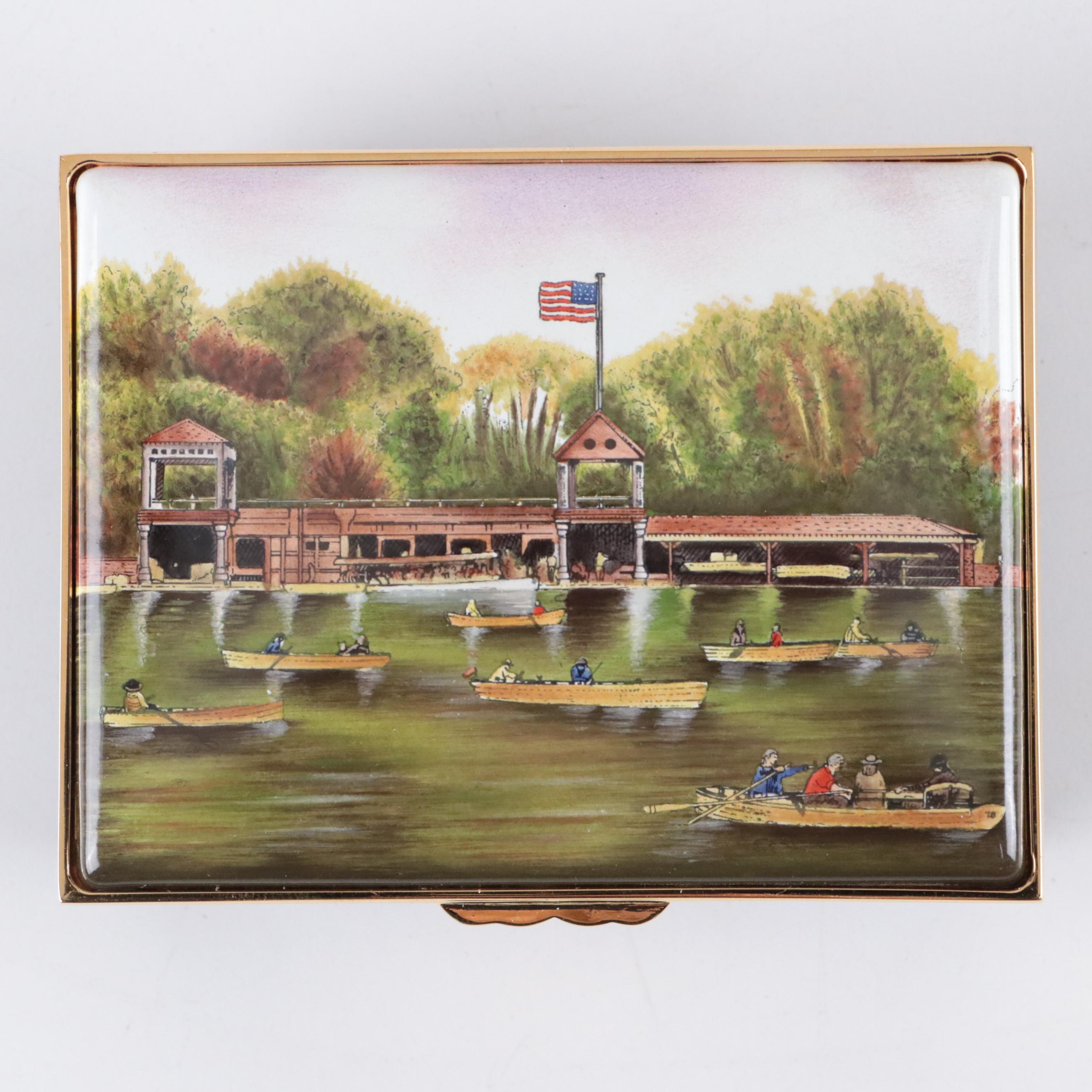 Halcyon Days Limited Edition Enameled Metal Boxes