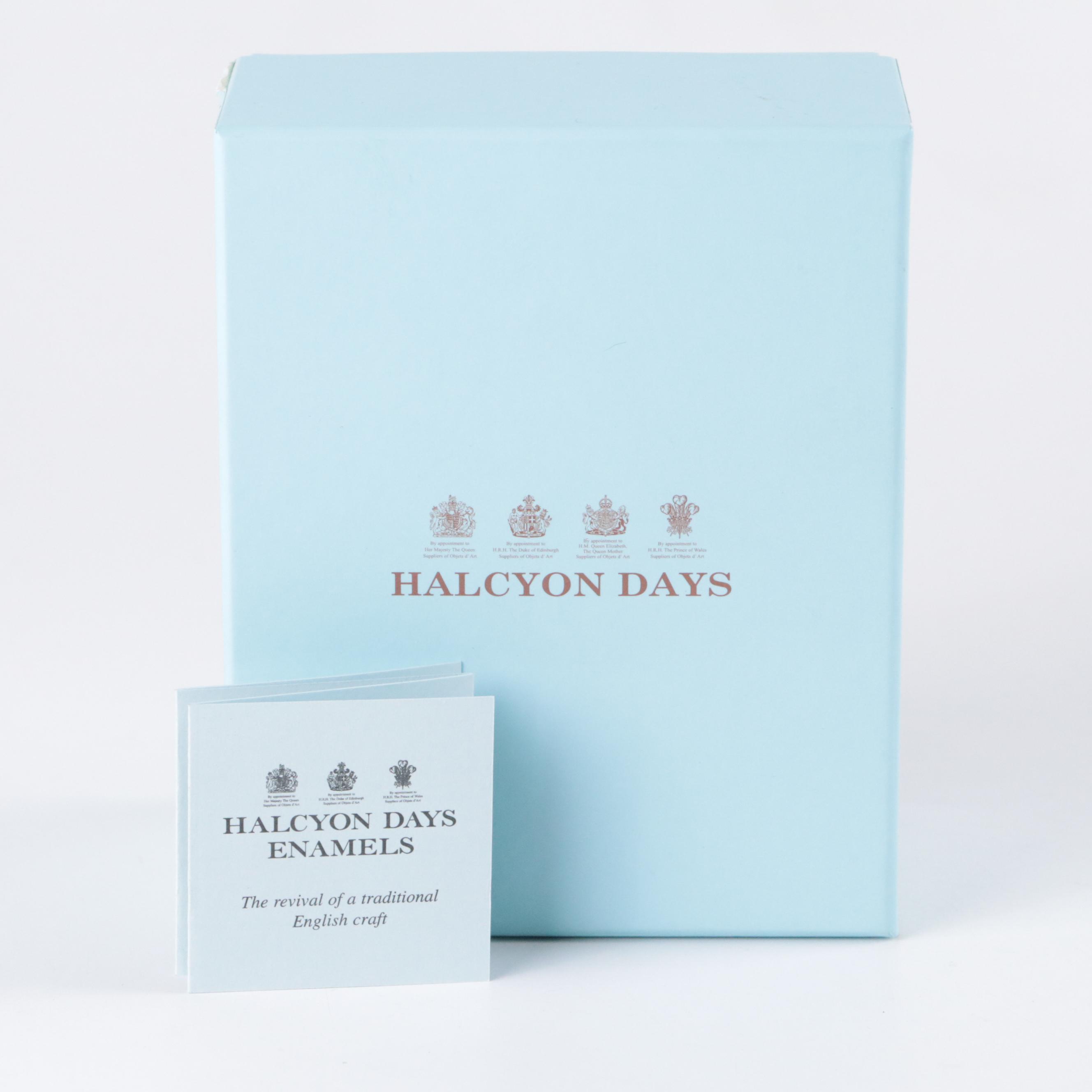 Halcyon Days Limited Edition Enameled Metal Boxes
