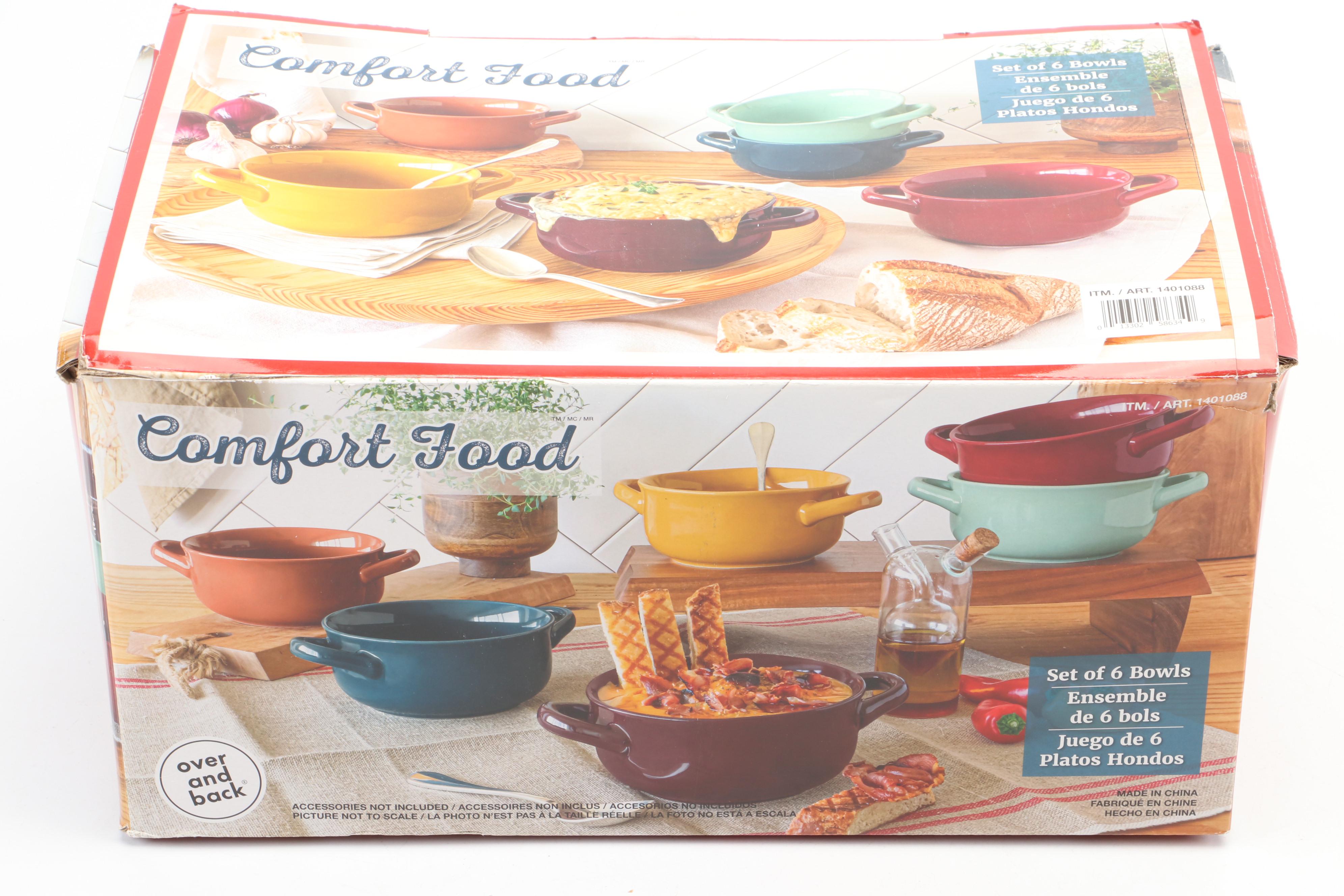 Over and Back Stoneware Comfort Food Bowls