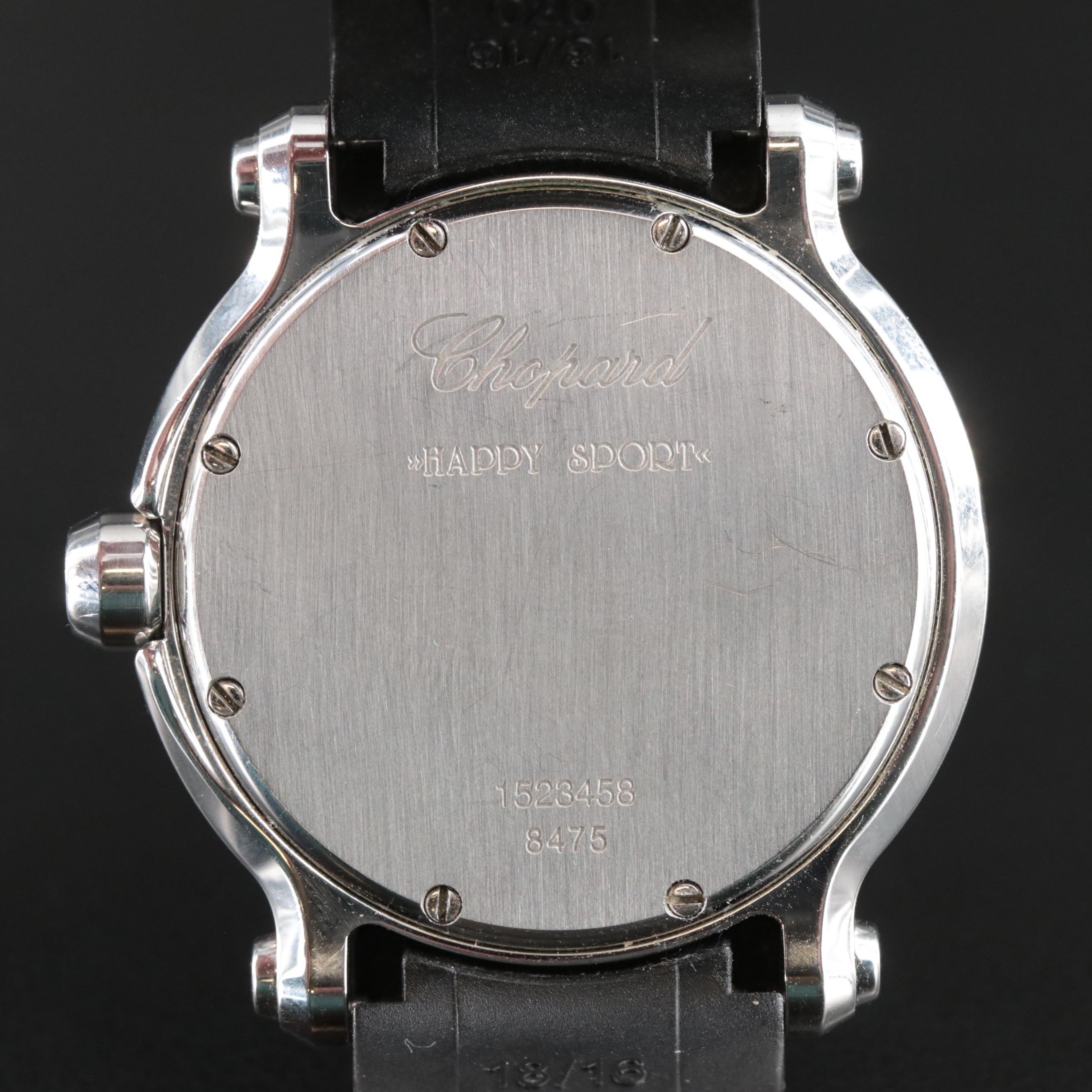 Chopard "Happy Sport" Floating Diamonds Watch