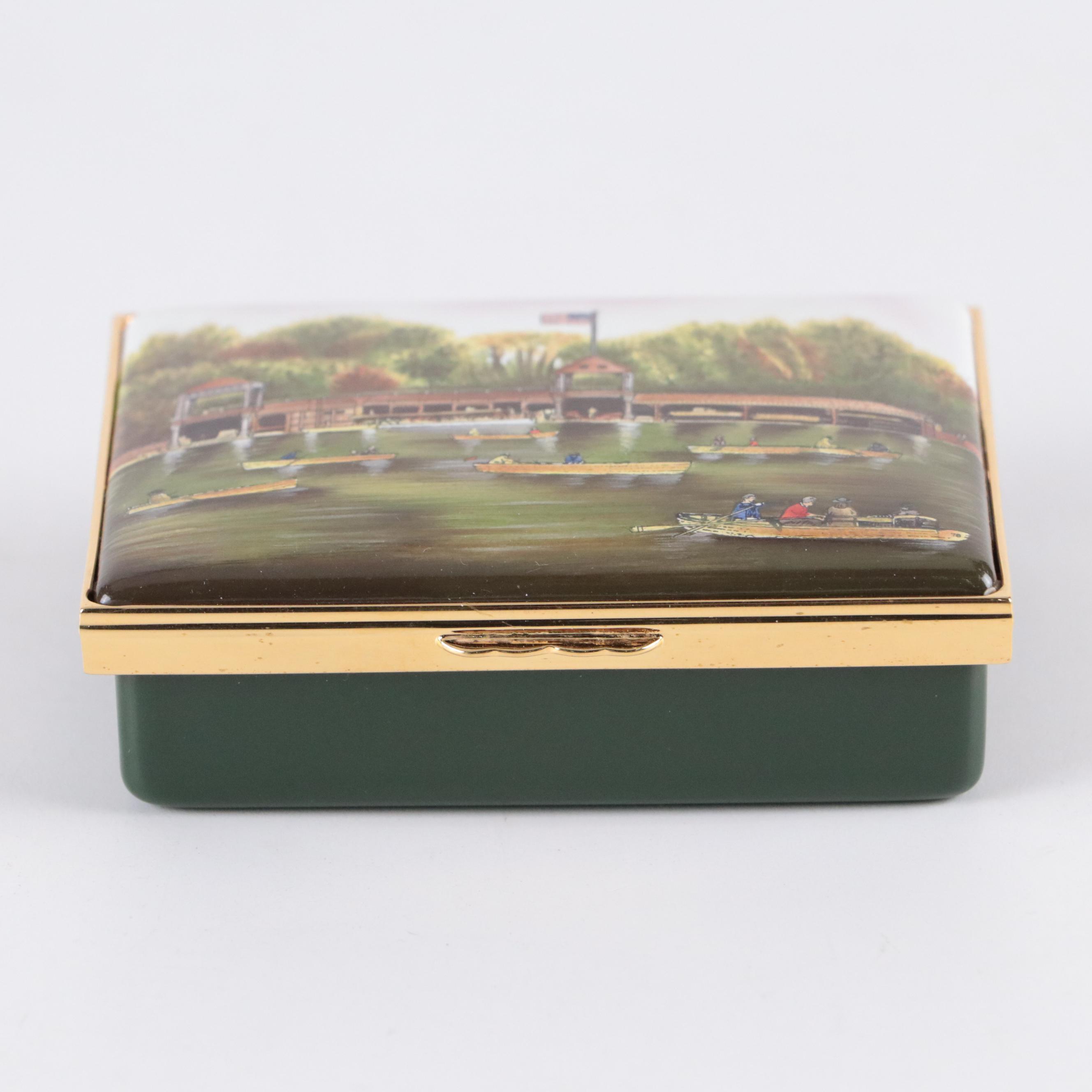 Halcyon Days Limited Edition Enameled Metal Boxes