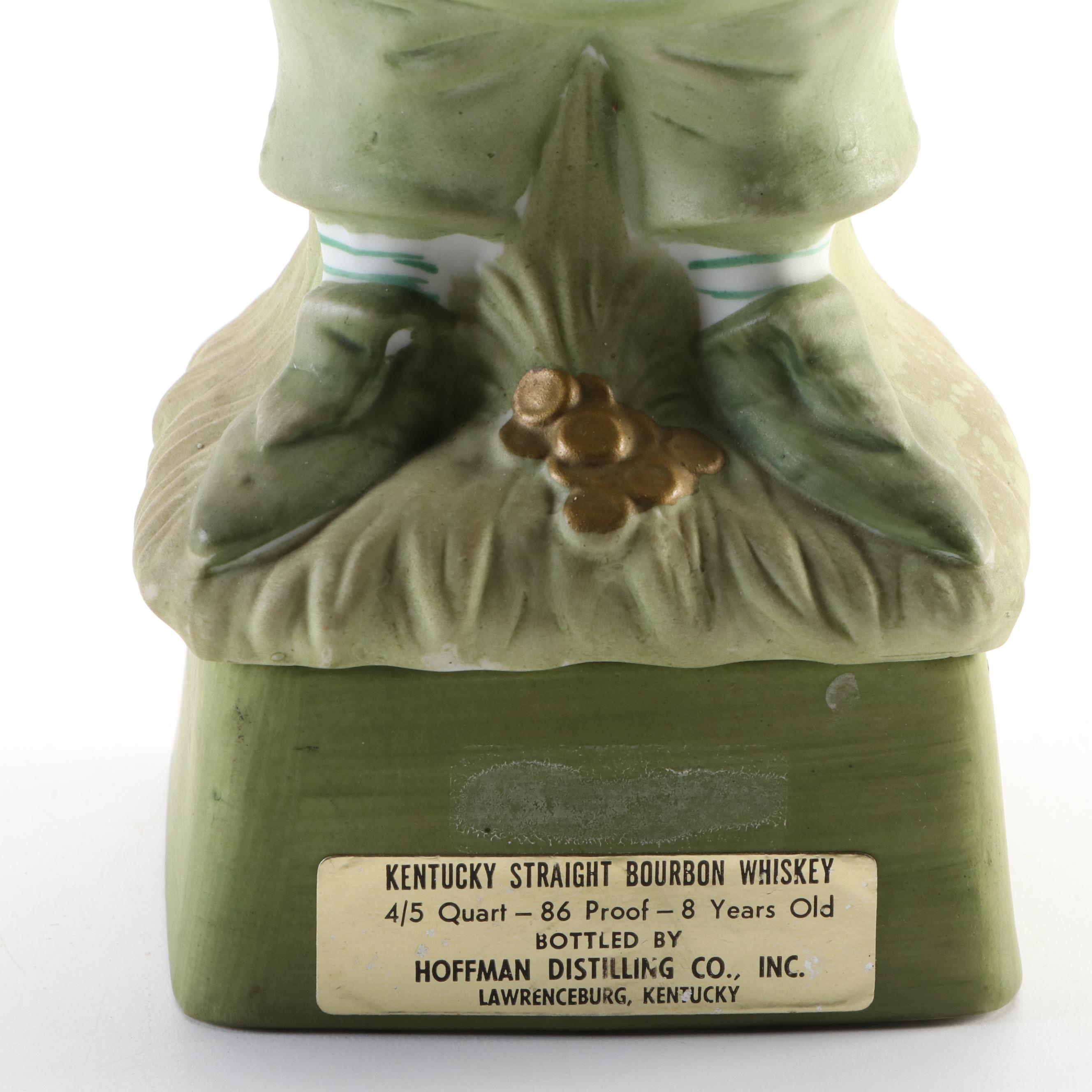 Kentucky Straight Bourbon Figural Whiskey Decanter Music Box