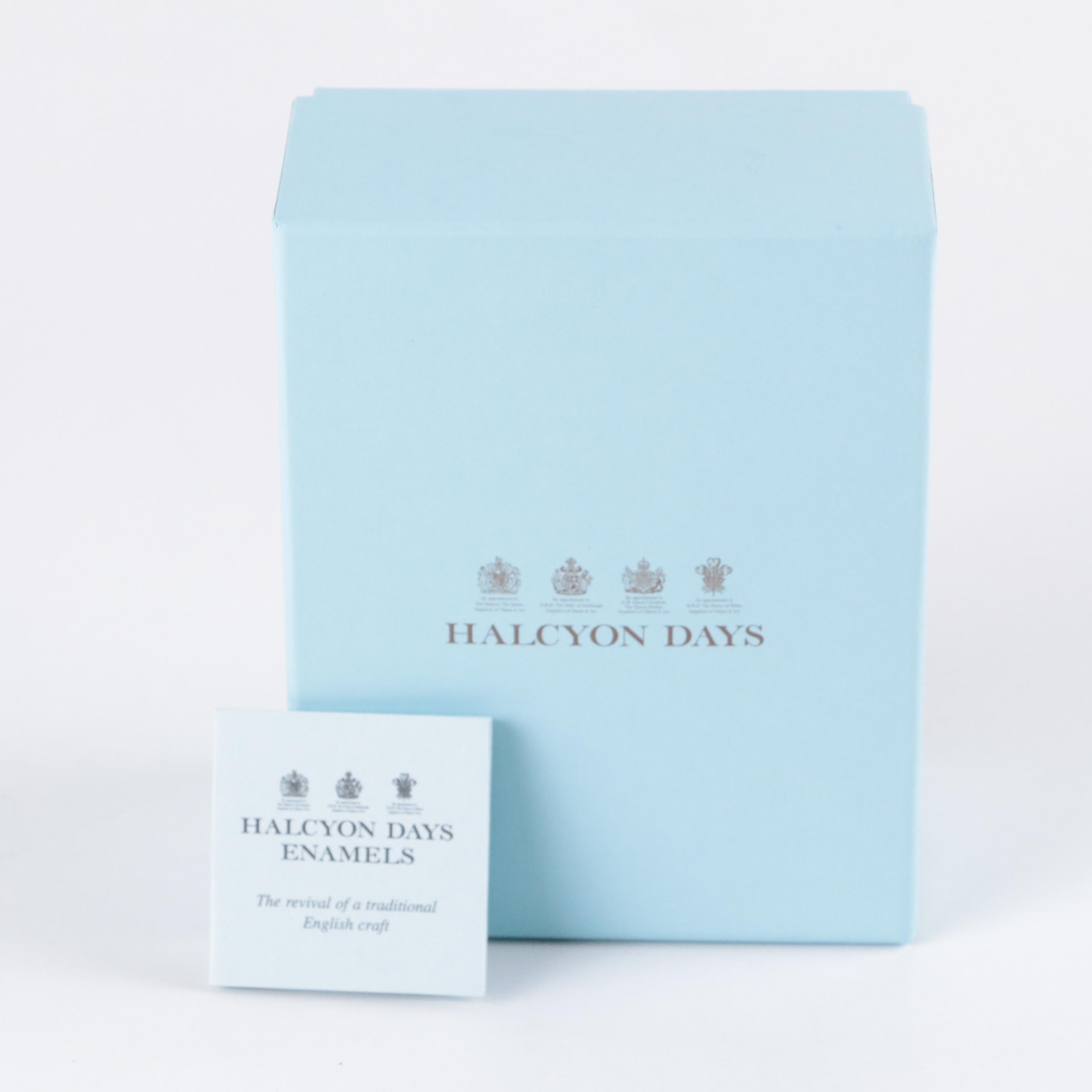 Halcyon Days Limited Edition Enameled Metal Boxes