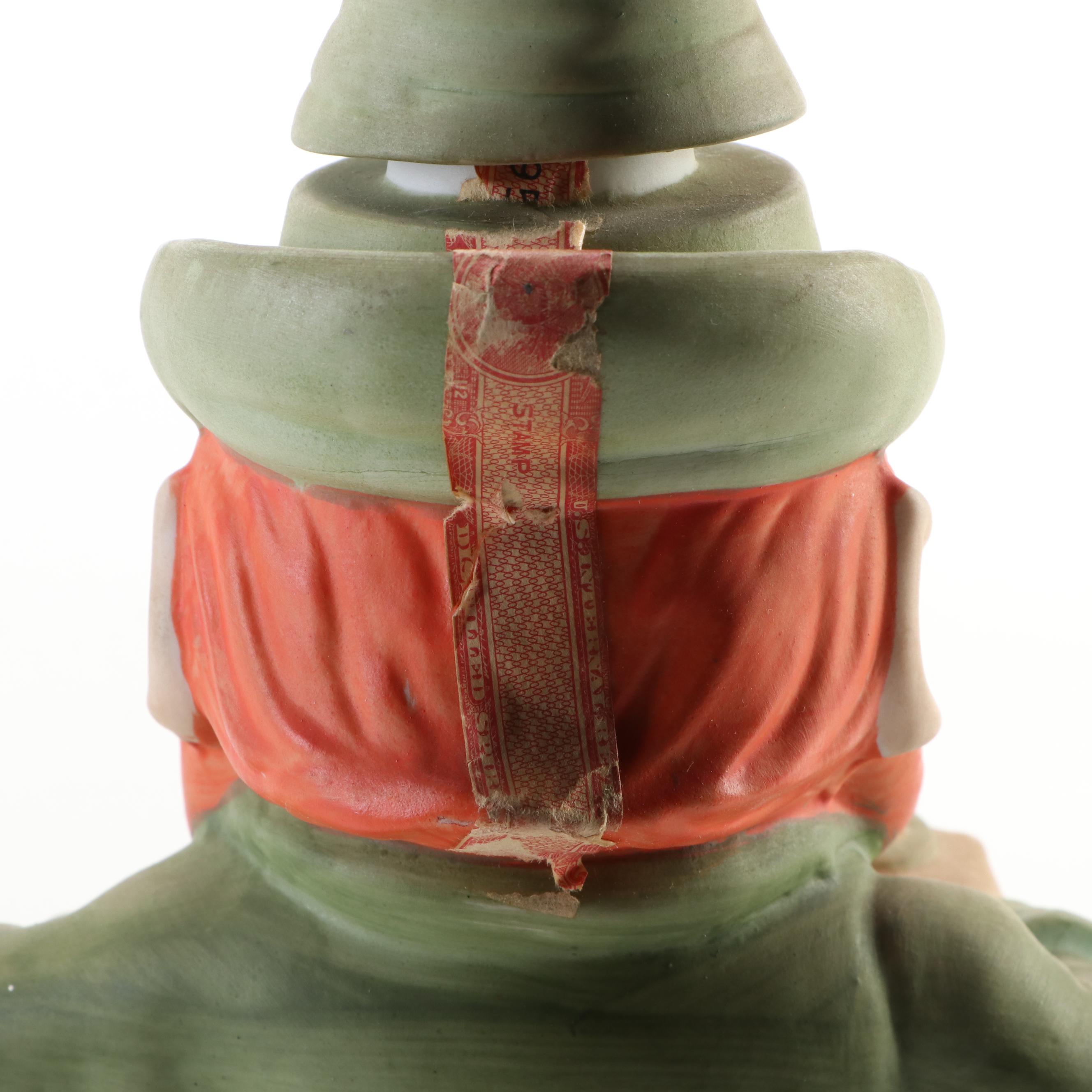 Kentucky Straight Bourbon Figural Whiskey Decanter Music Box