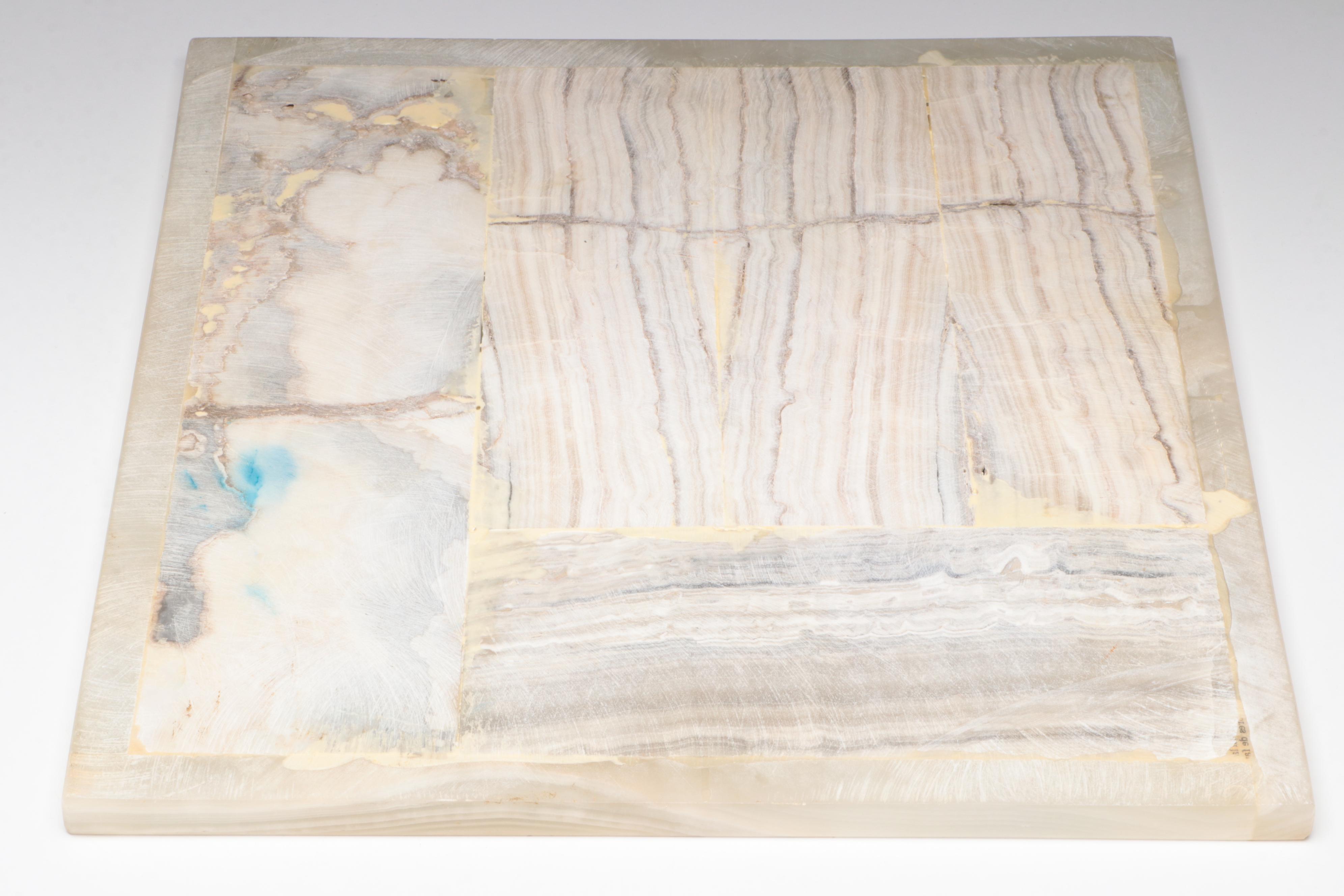 Blue and White Quartz Chess Set