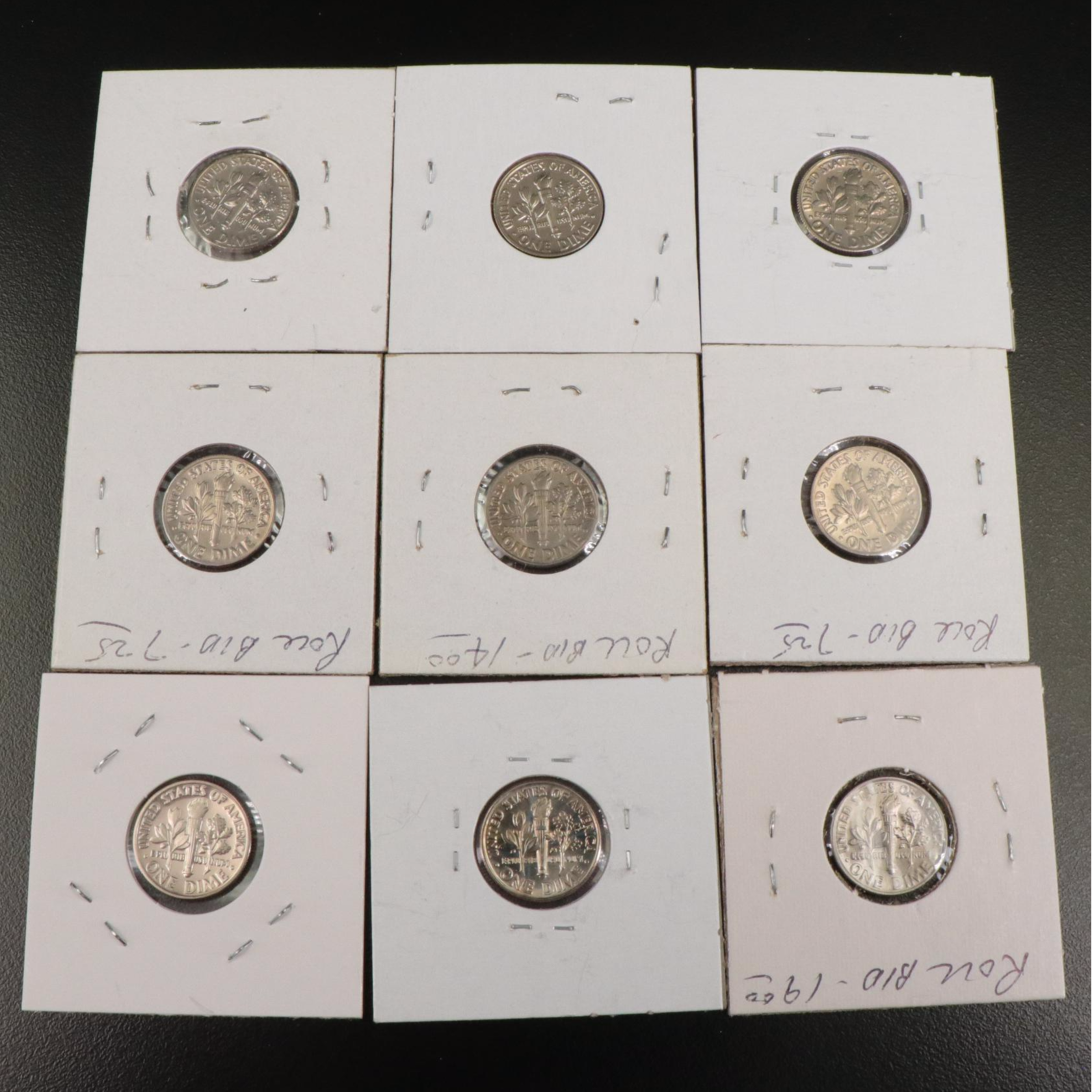 Forty Proof and Uncirculated/High Grade Roosevelt Dimes