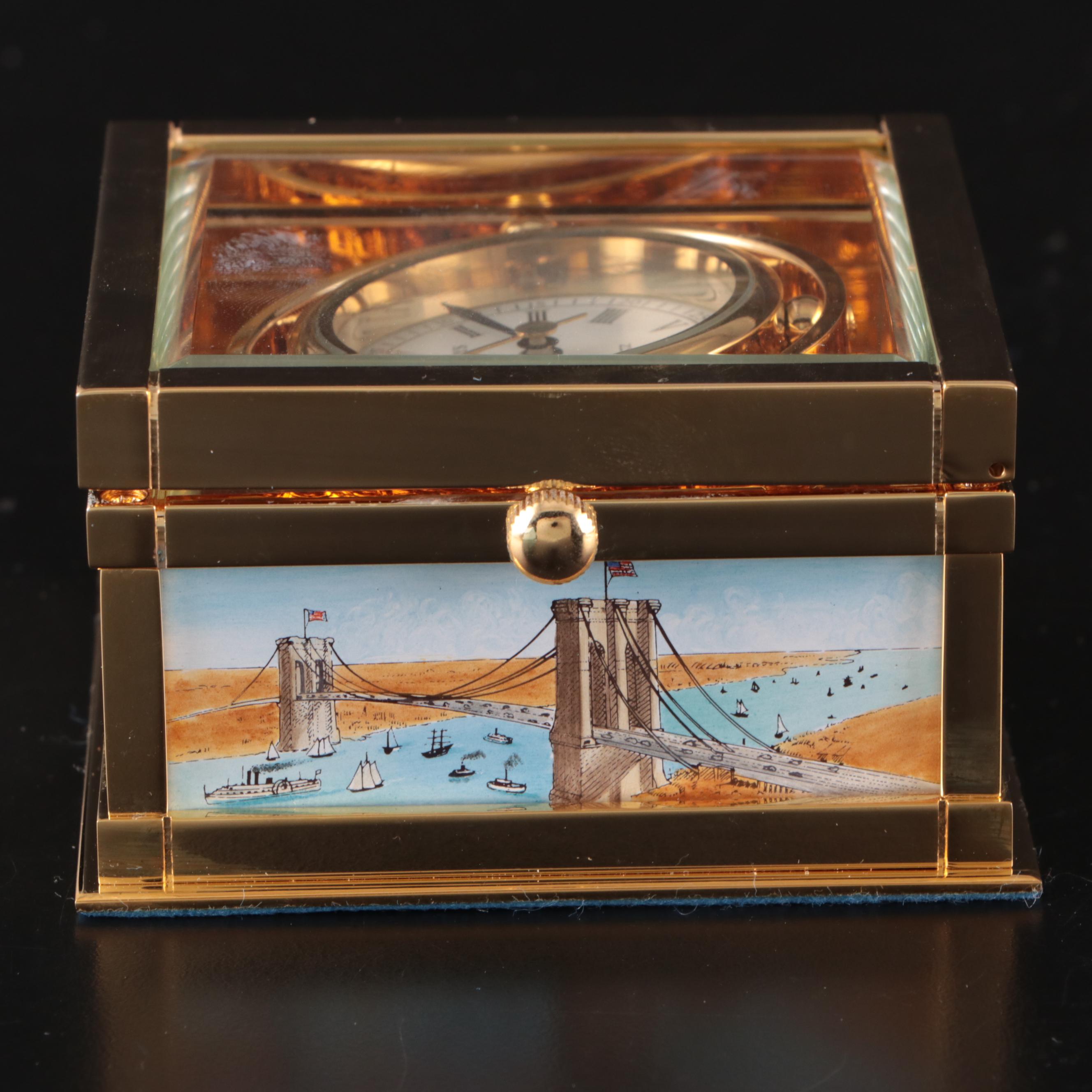 Halcyon Days Enamels Limited Edition "Scenes of New York" Chronometer