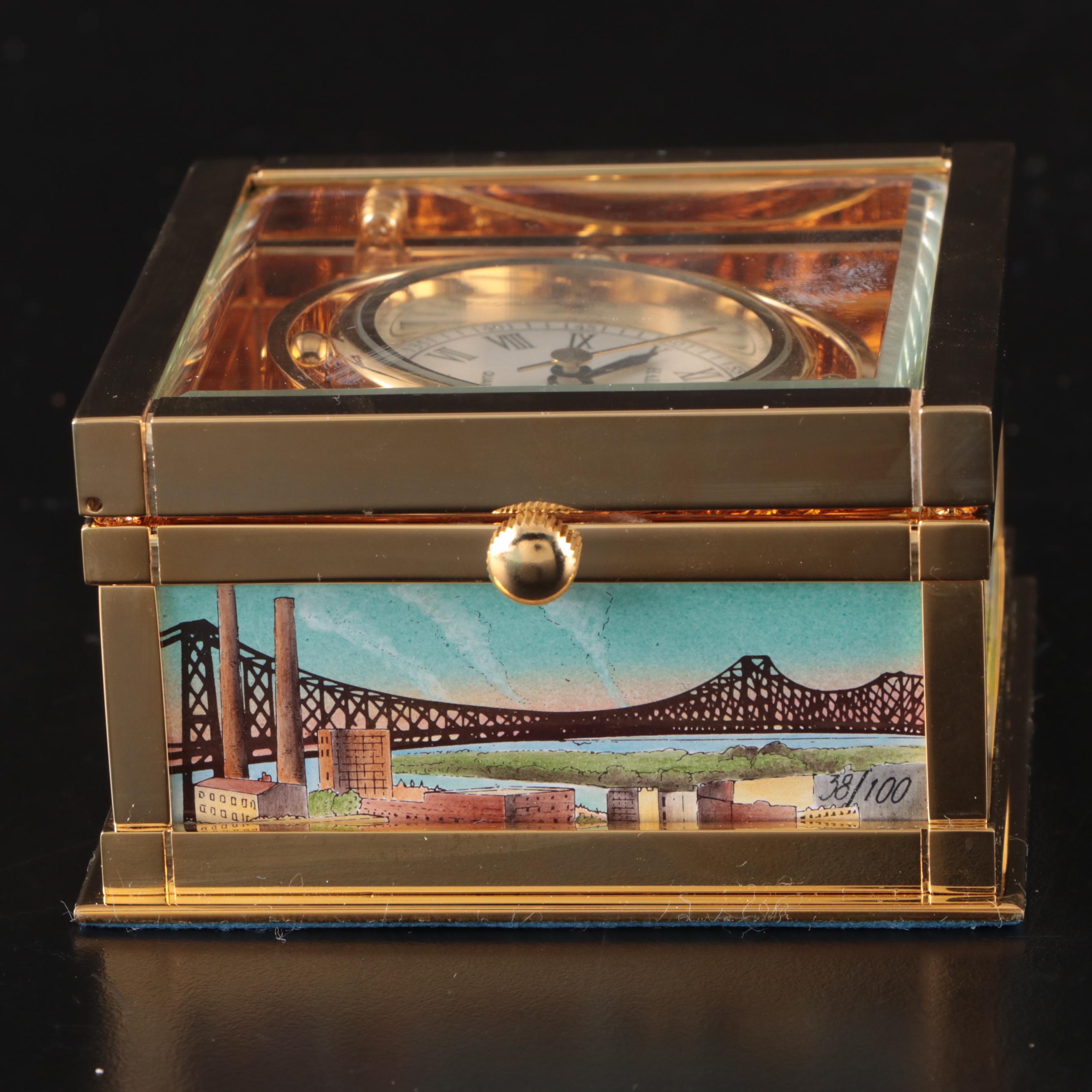 Halcyon Days Enamels Limited Edition "Scenes of New York" Chronometer
