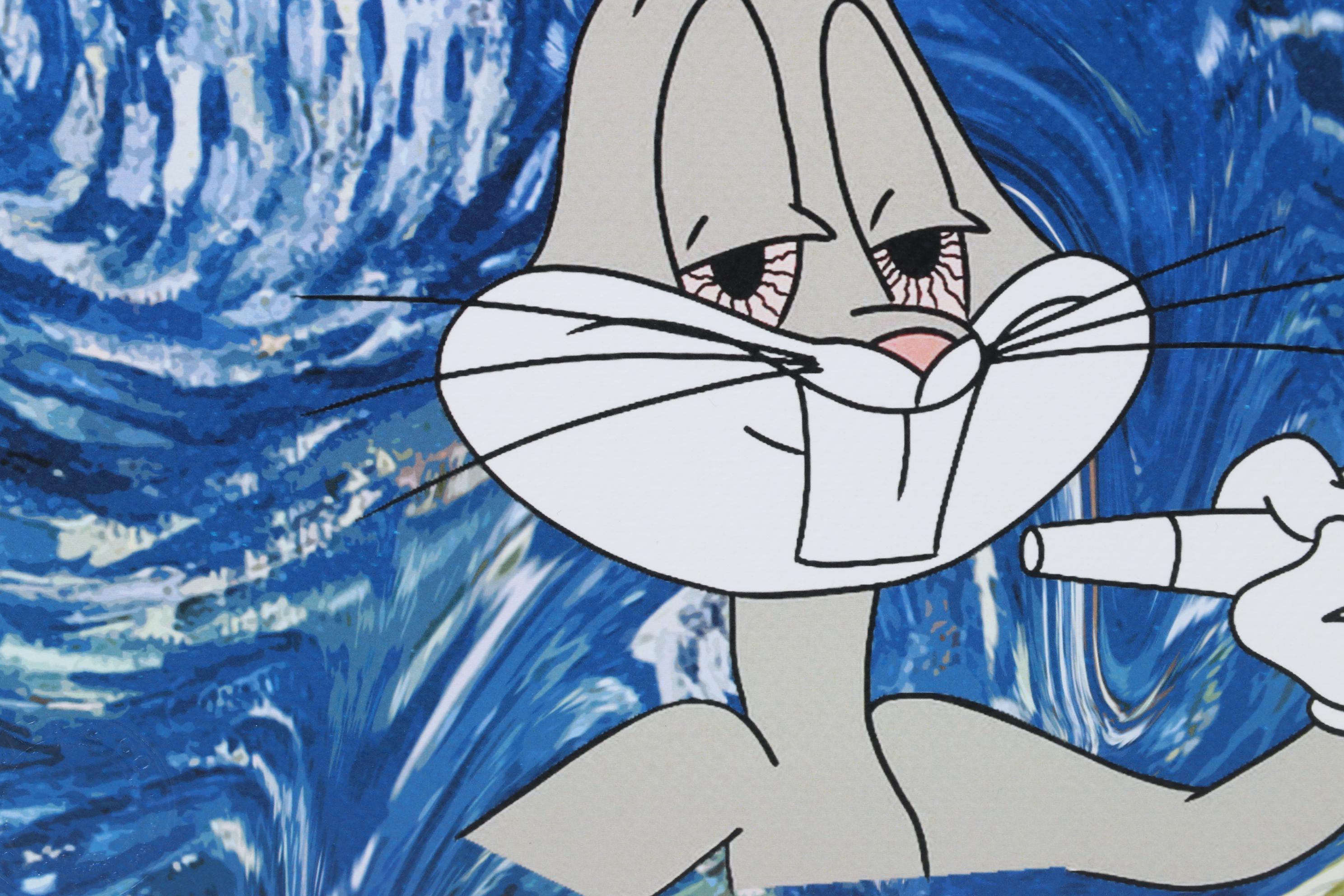 Death NYC Pop Art Graphic Print of Bugs Bunny, 2023