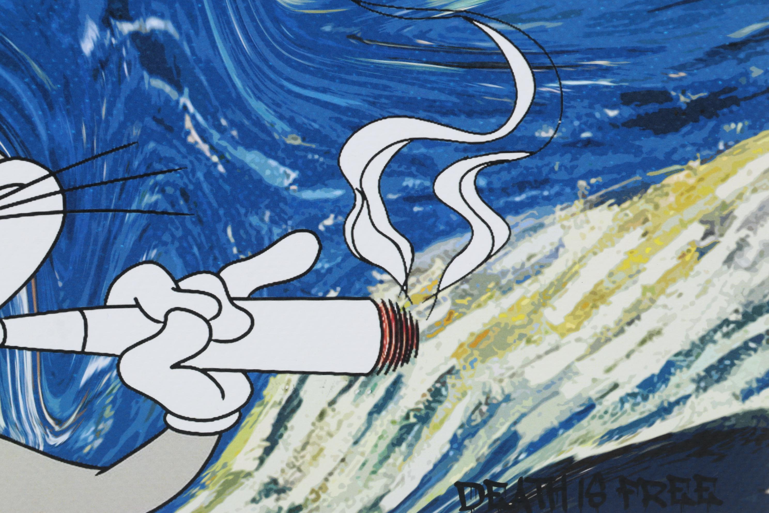 Death NYC Pop Art Graphic Print of Bugs Bunny, 2023