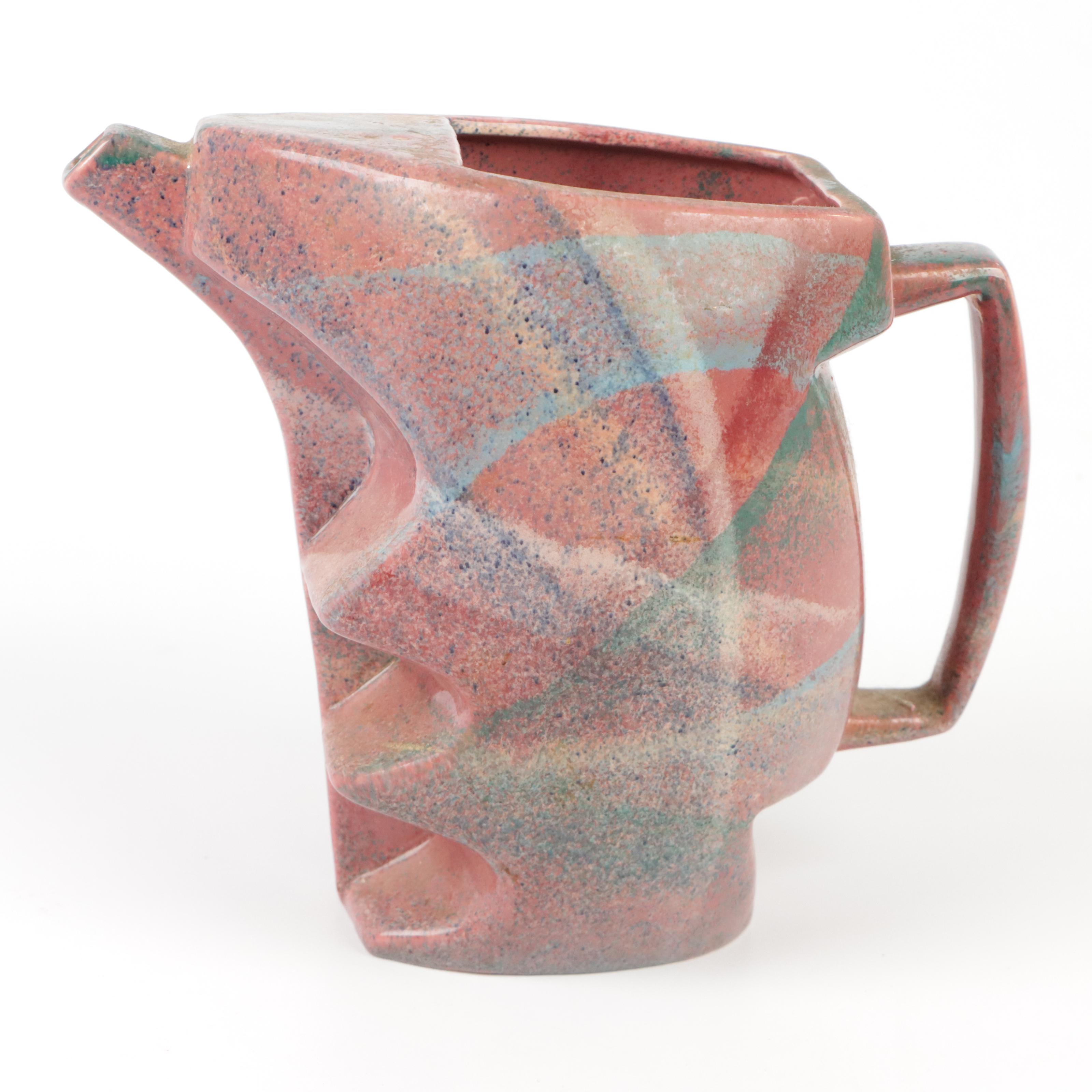 Charles Nalle Art Pottery Pitcher