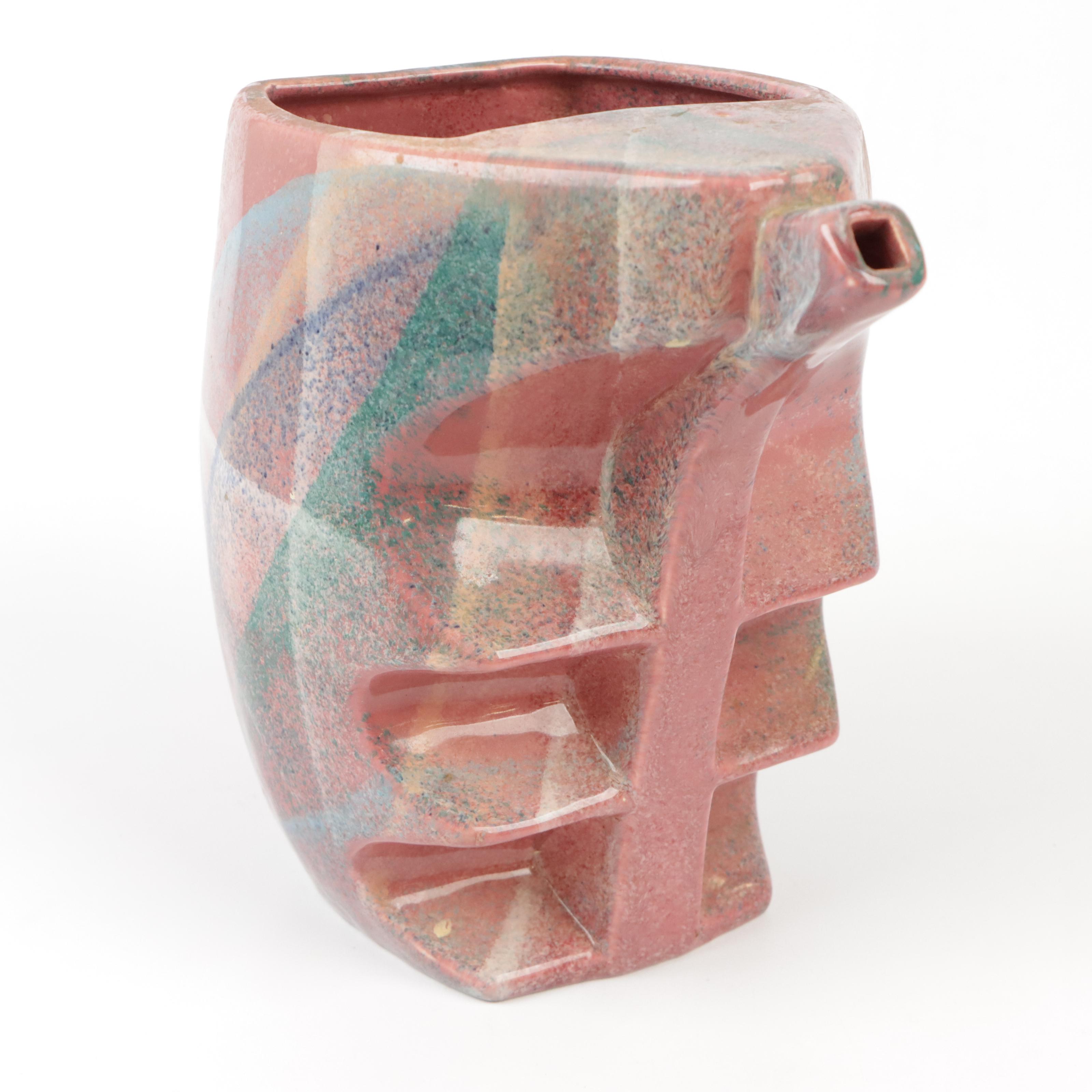 Charles Nalle Art Pottery Pitcher