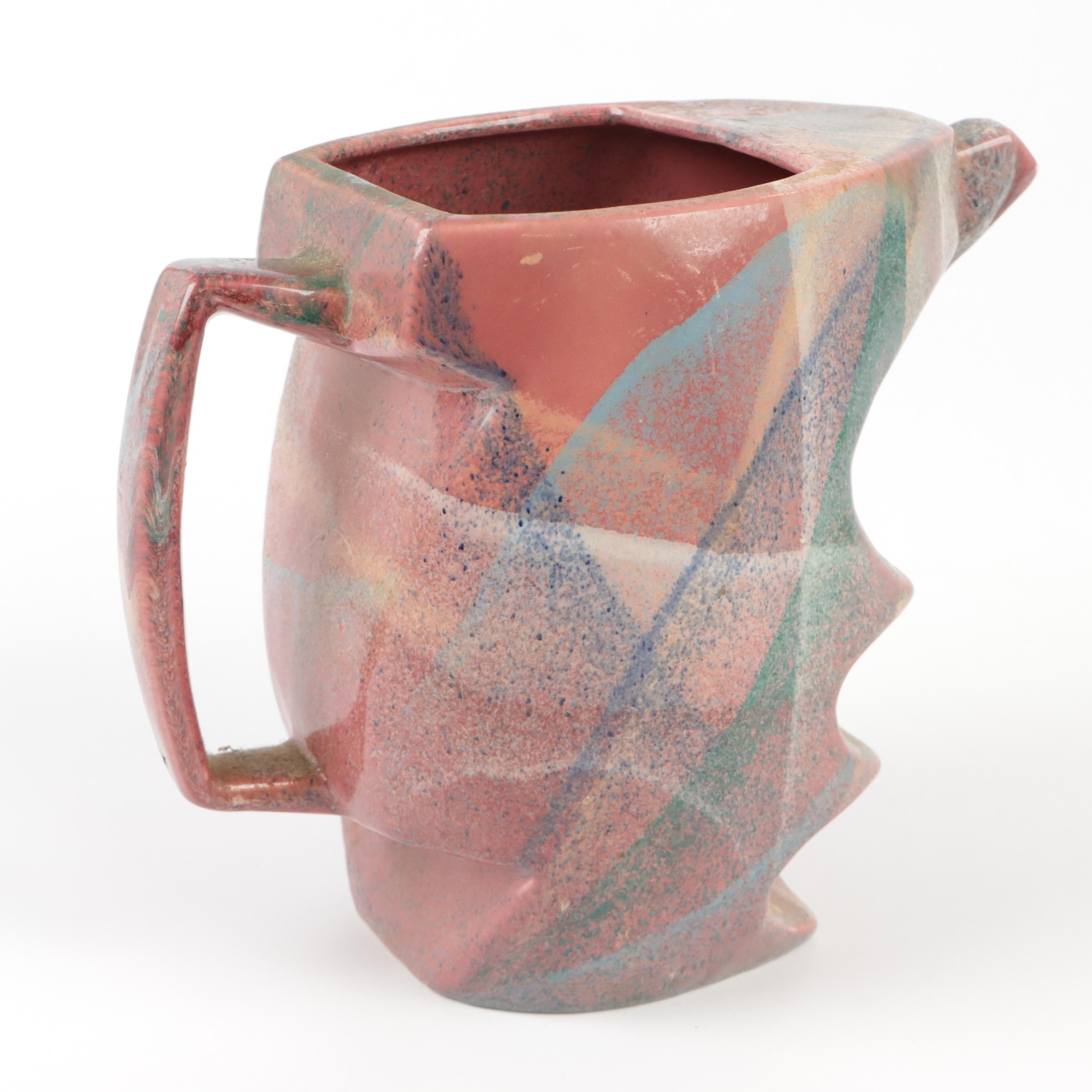Charles Nalle Art Pottery Pitcher