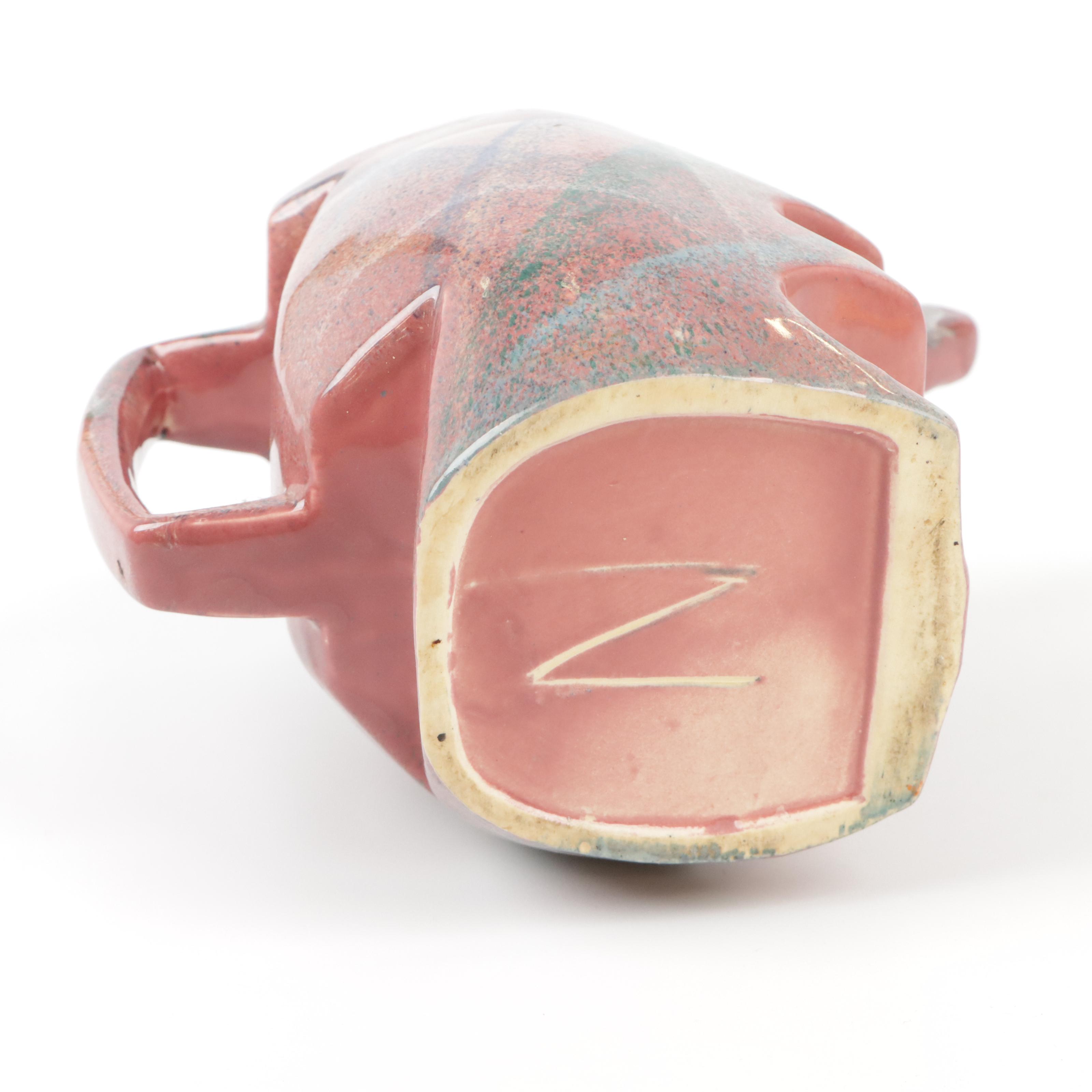 Charles Nalle Art Pottery Pitcher