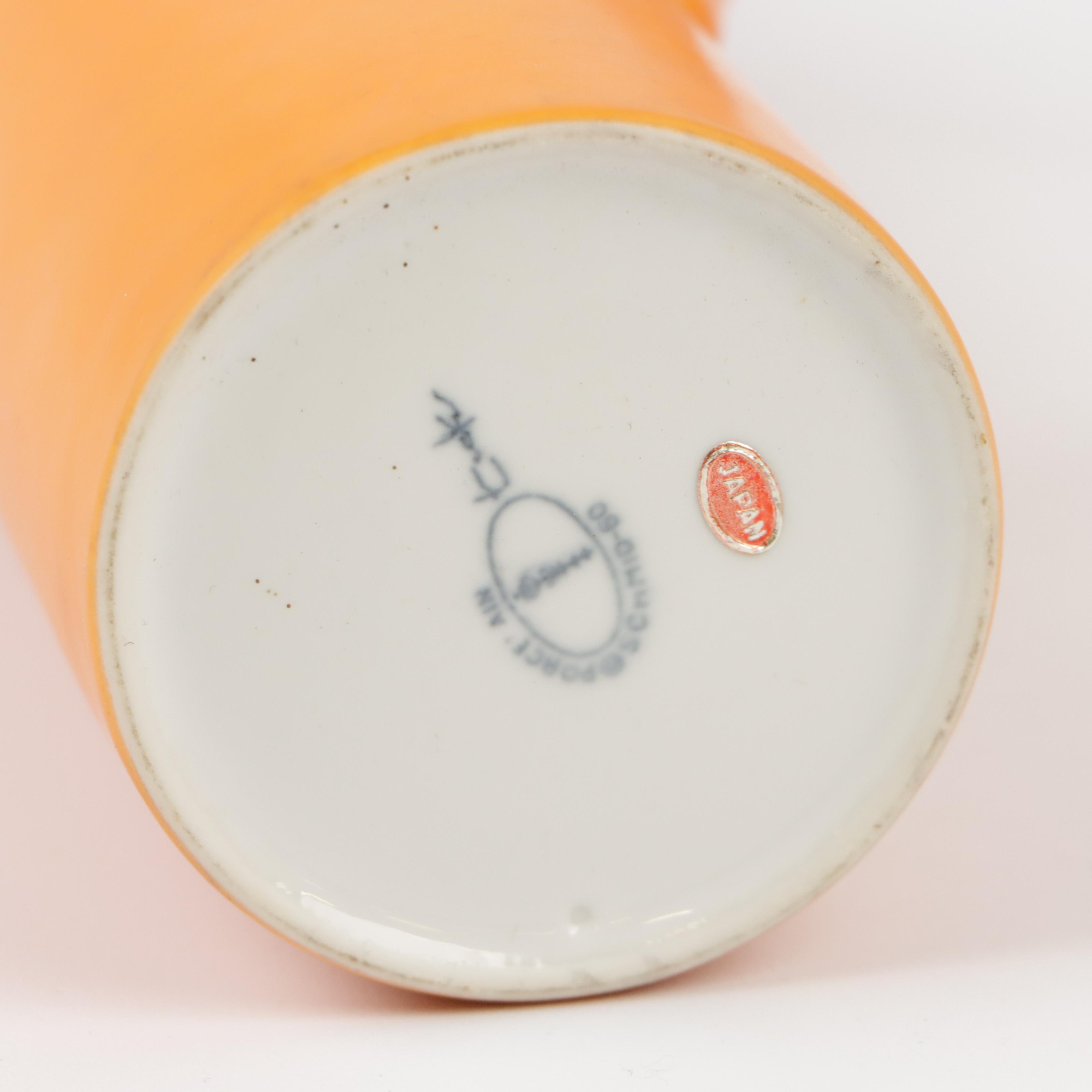 Schmid Porcelain Tea Pot and Hearn Bisbee Art Pottery Tile