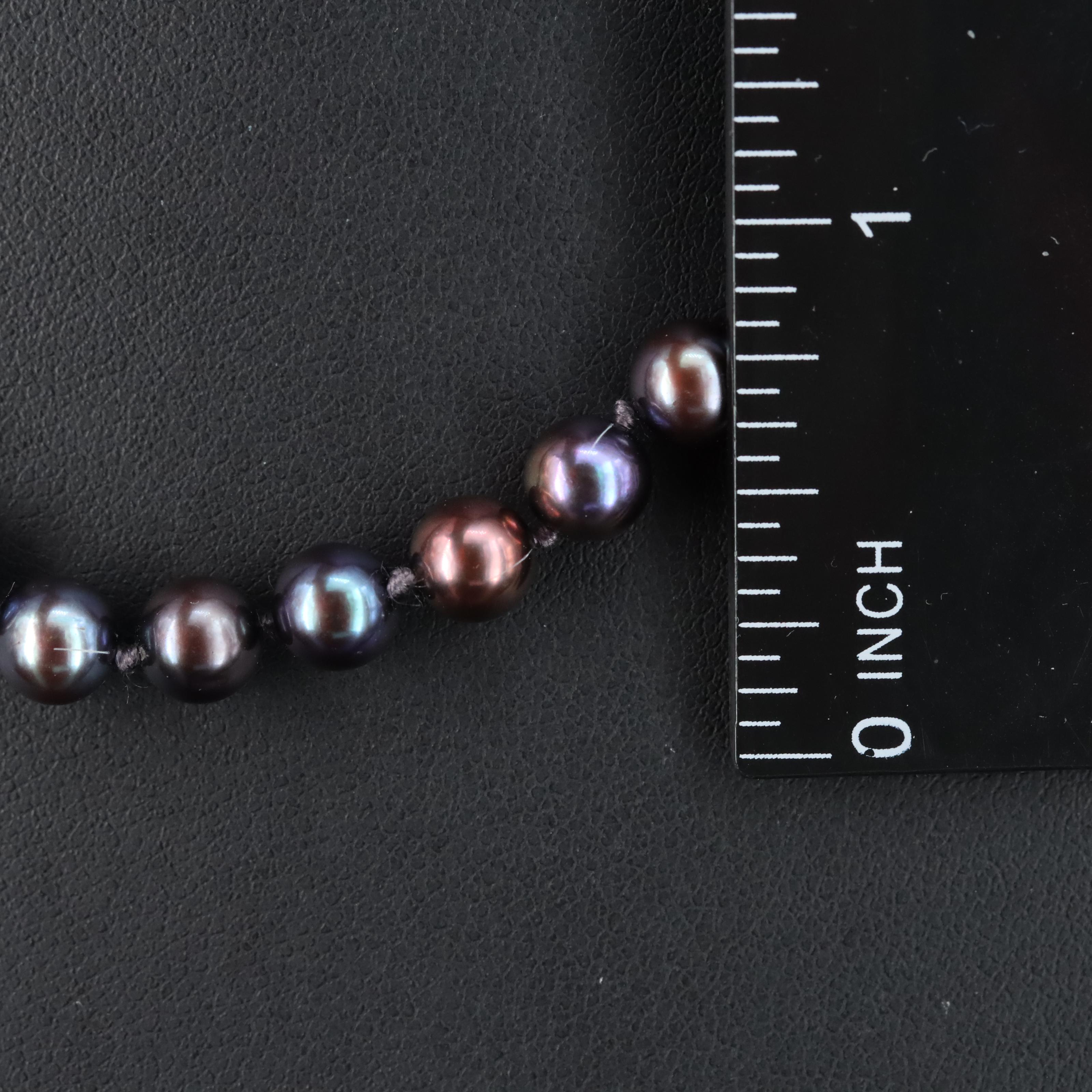 Pearl Necklace with 14K Clasp