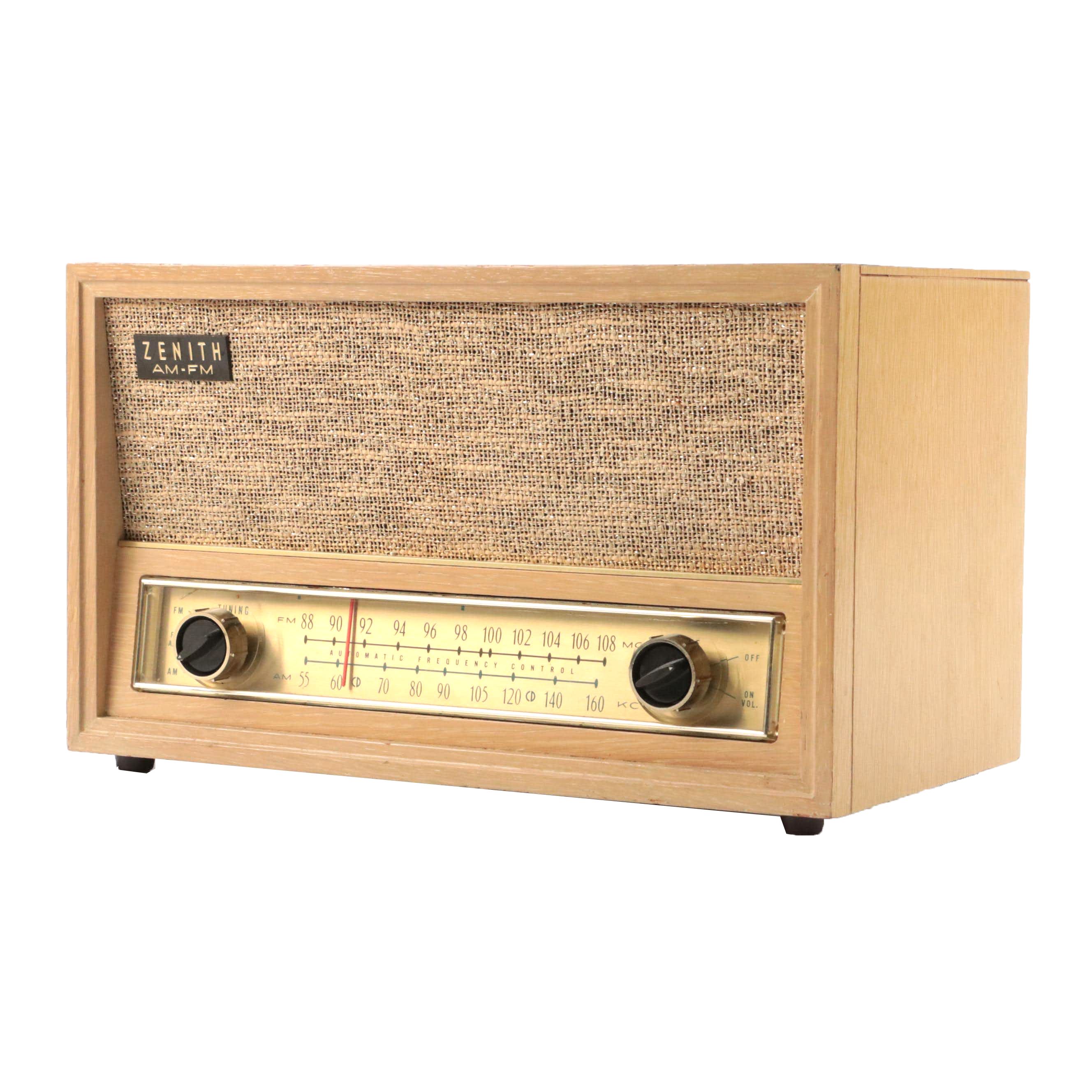 Zenith Radio Corporation AM/FM Long Distance Radio, Mid-20th Century
