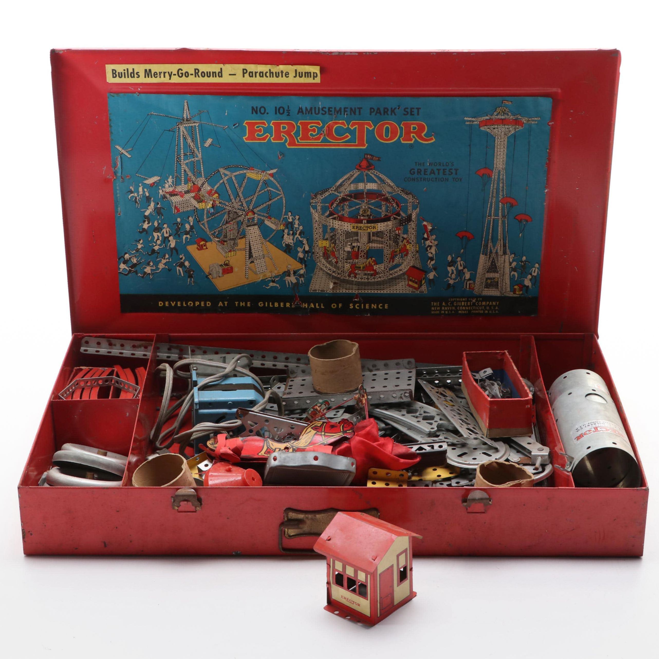 The A.C. Gilbert Co. M2643 Amusement Park Themed Erector Building Set