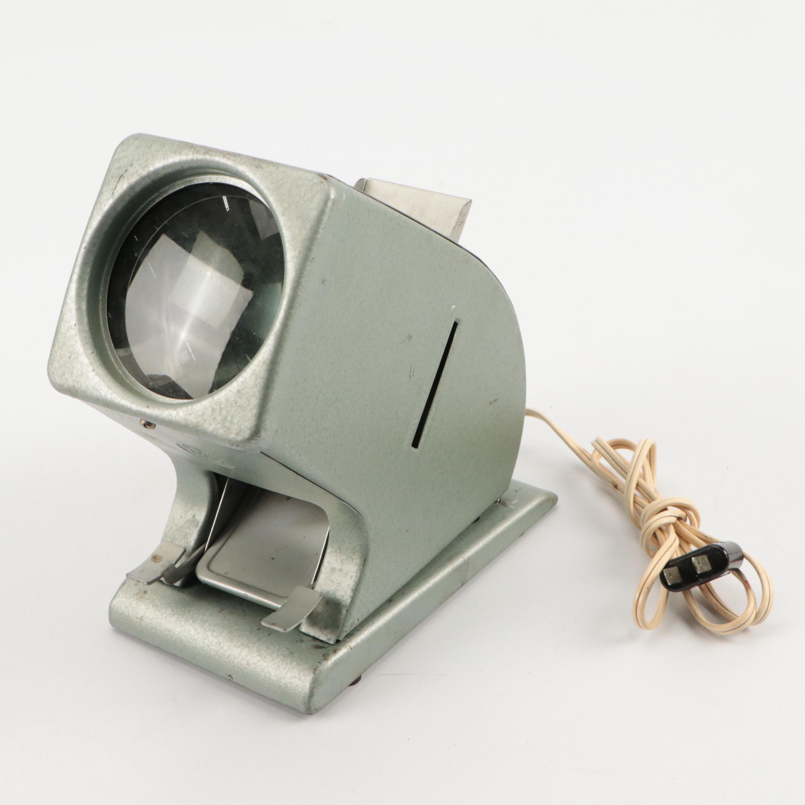 Kodak Brownie 500 Movie Projector and Kindermann 35mm Slide Viewer, Mid-20th C