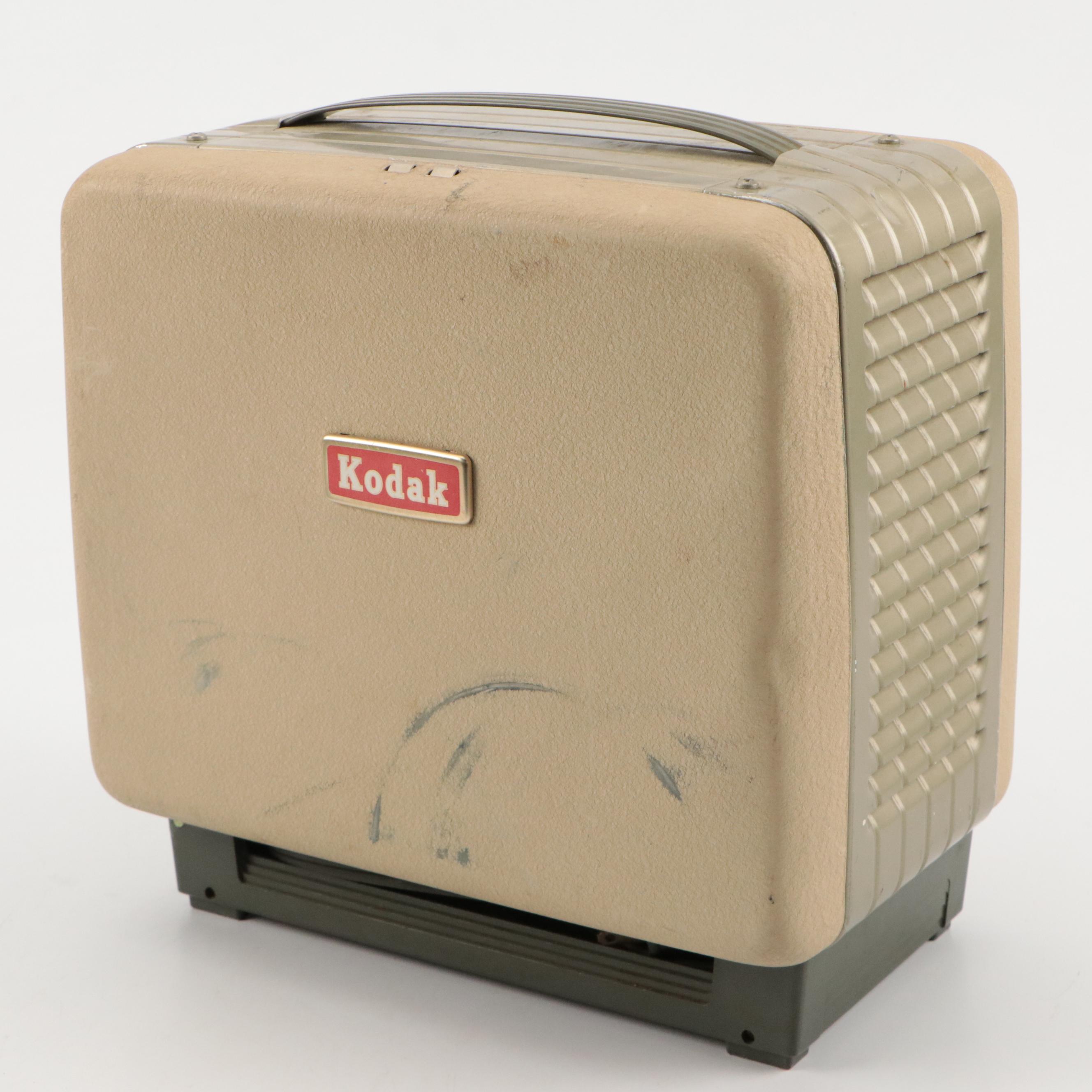 Kodak Brownie 500 Movie Projector and Kindermann 35mm Slide Viewer, Mid-20th C