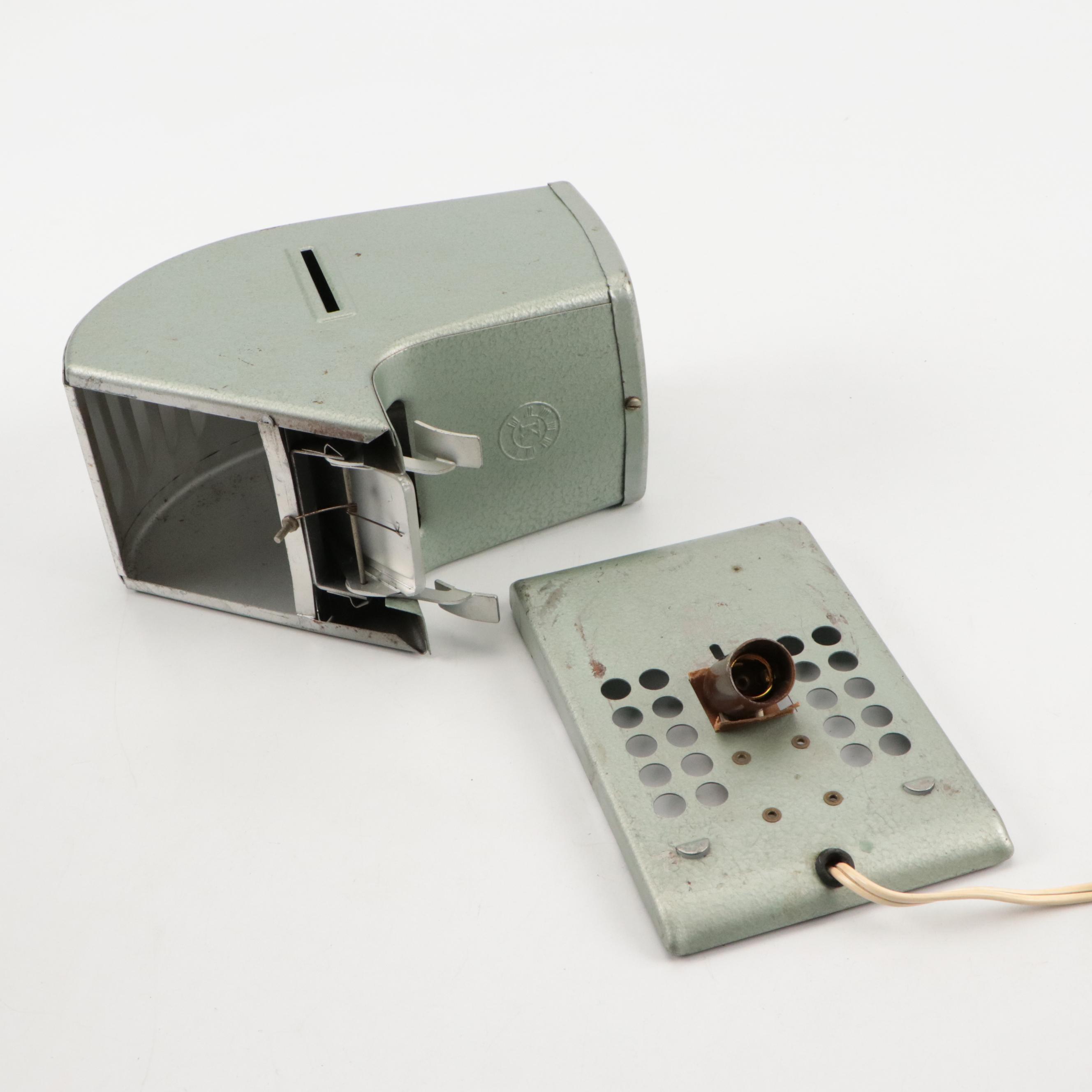 Kodak Brownie 500 Movie Projector and Kindermann 35mm Slide Viewer, Mid-20th C