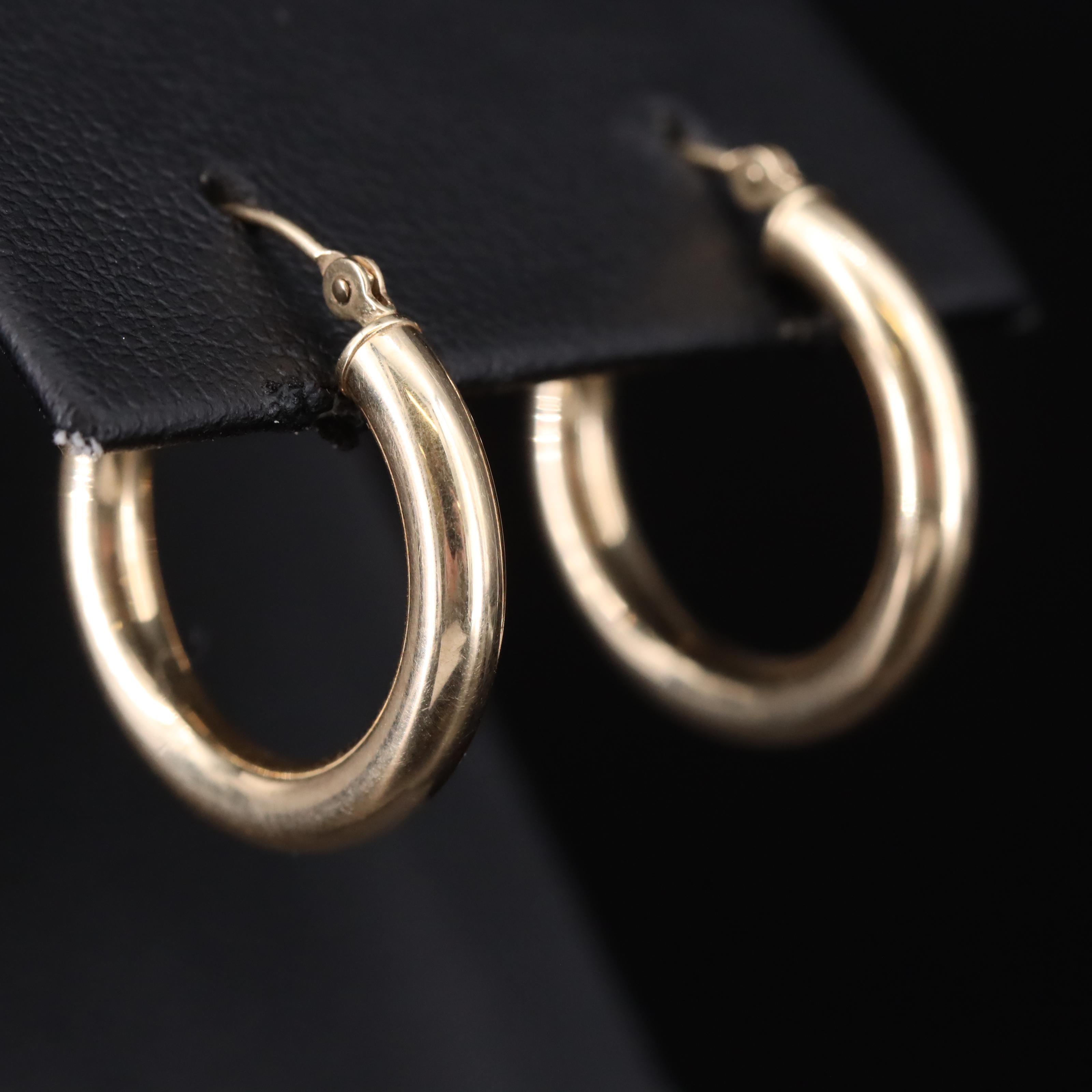 14K Hoop Earrings