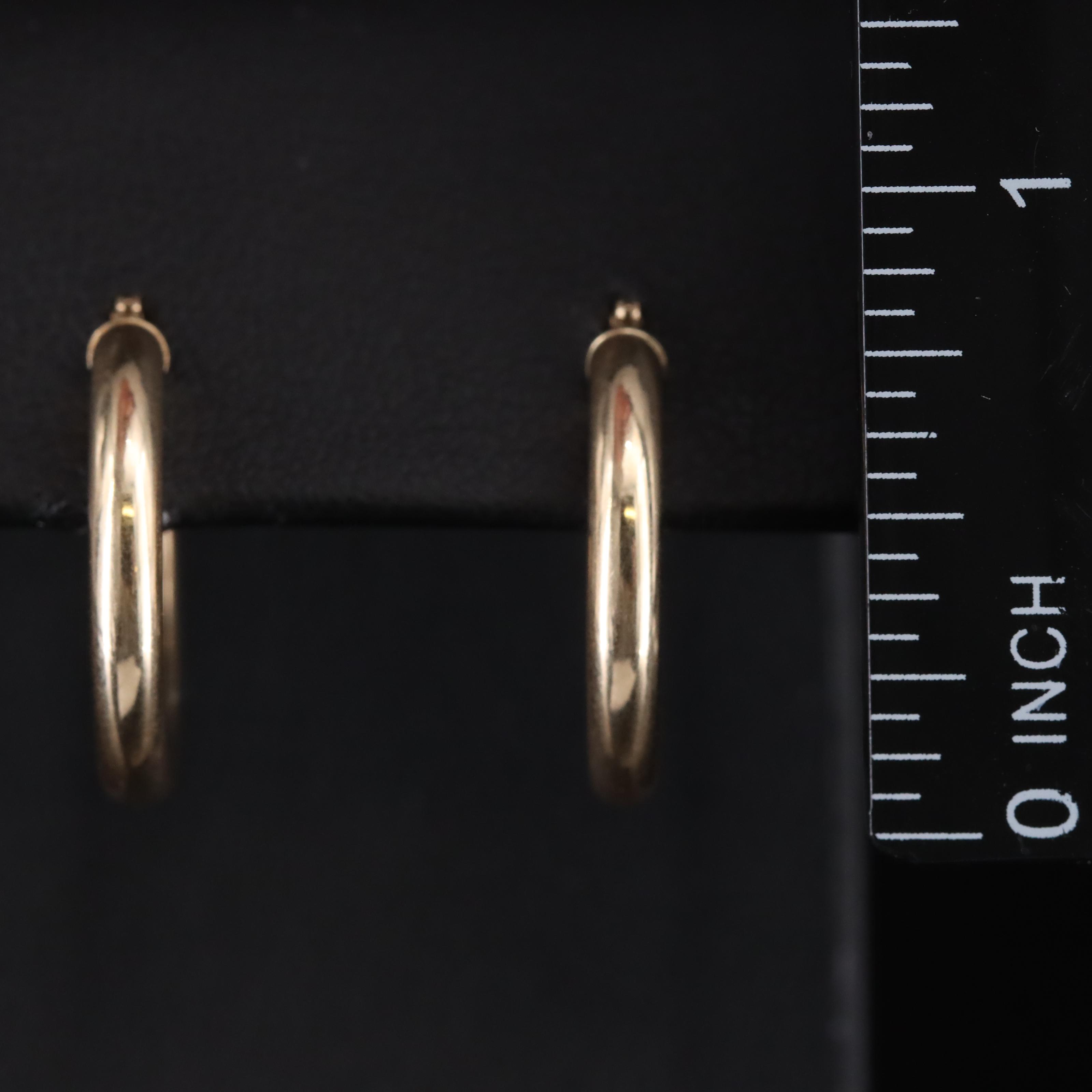 14K Hoop Earrings
