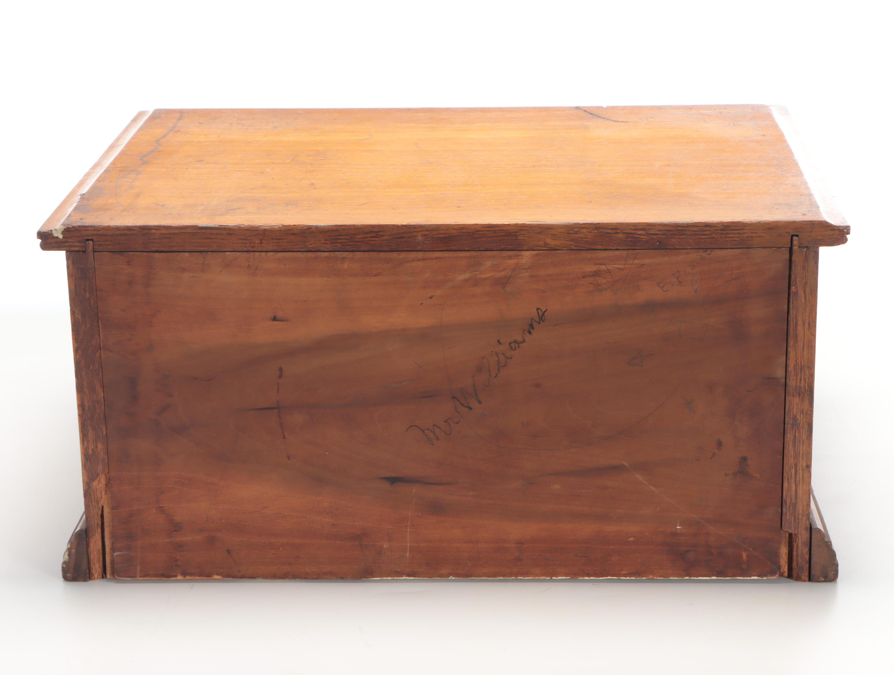 Victorian Belding's Silk Spool Cabinet