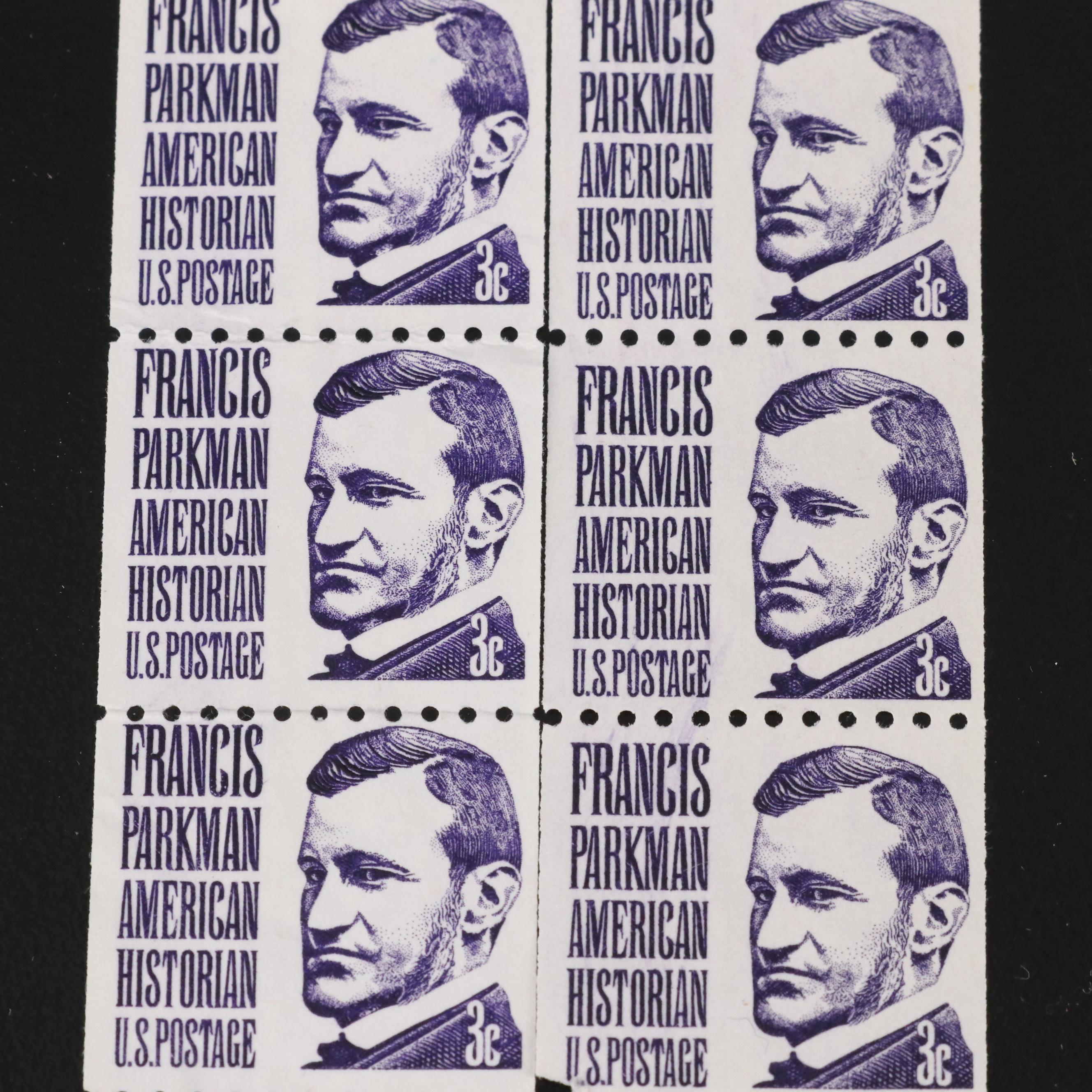 Over 500 U.S. Postage Stamp Plate Blocks