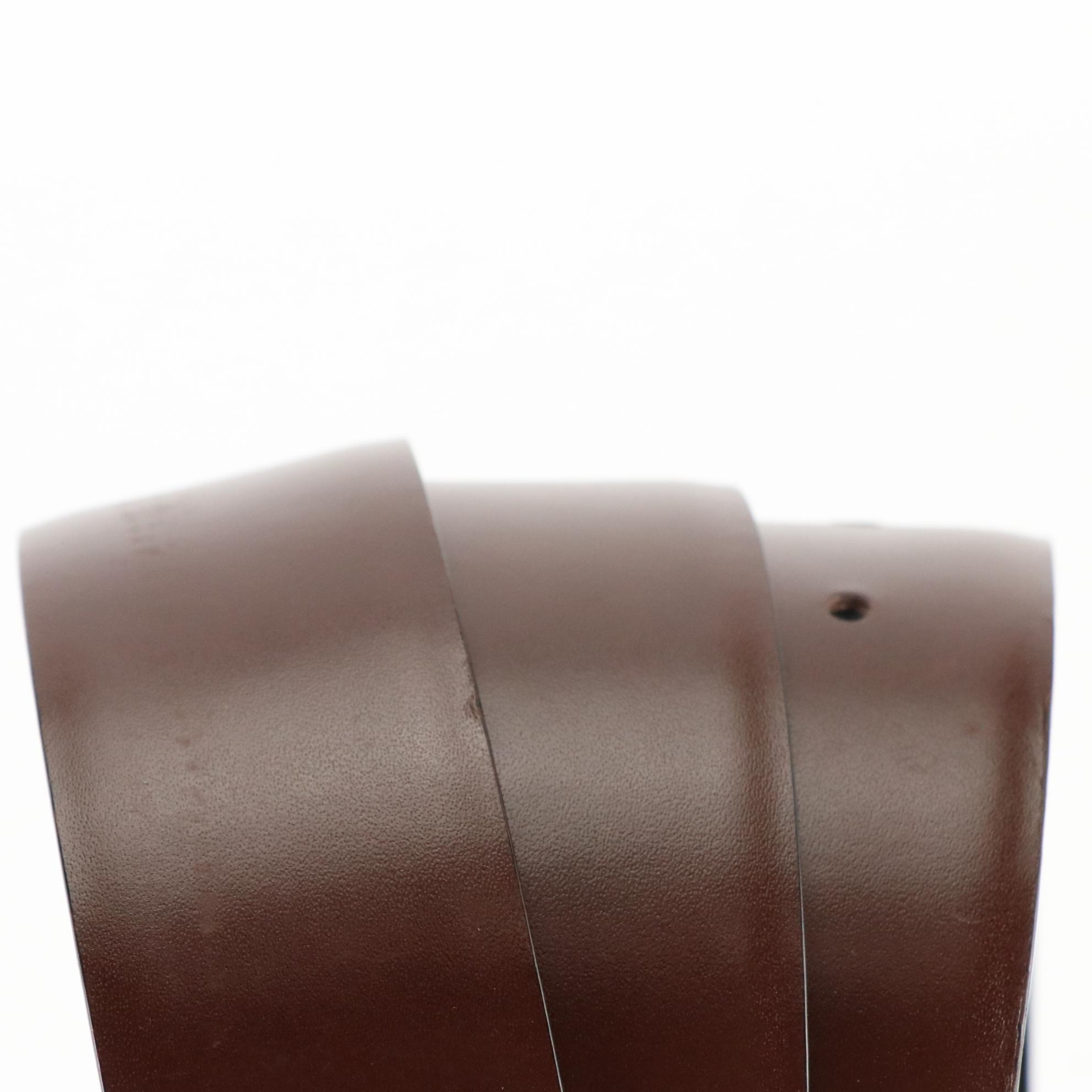 Gucci Reversible Leather Belt with Interlocking GG Buckle