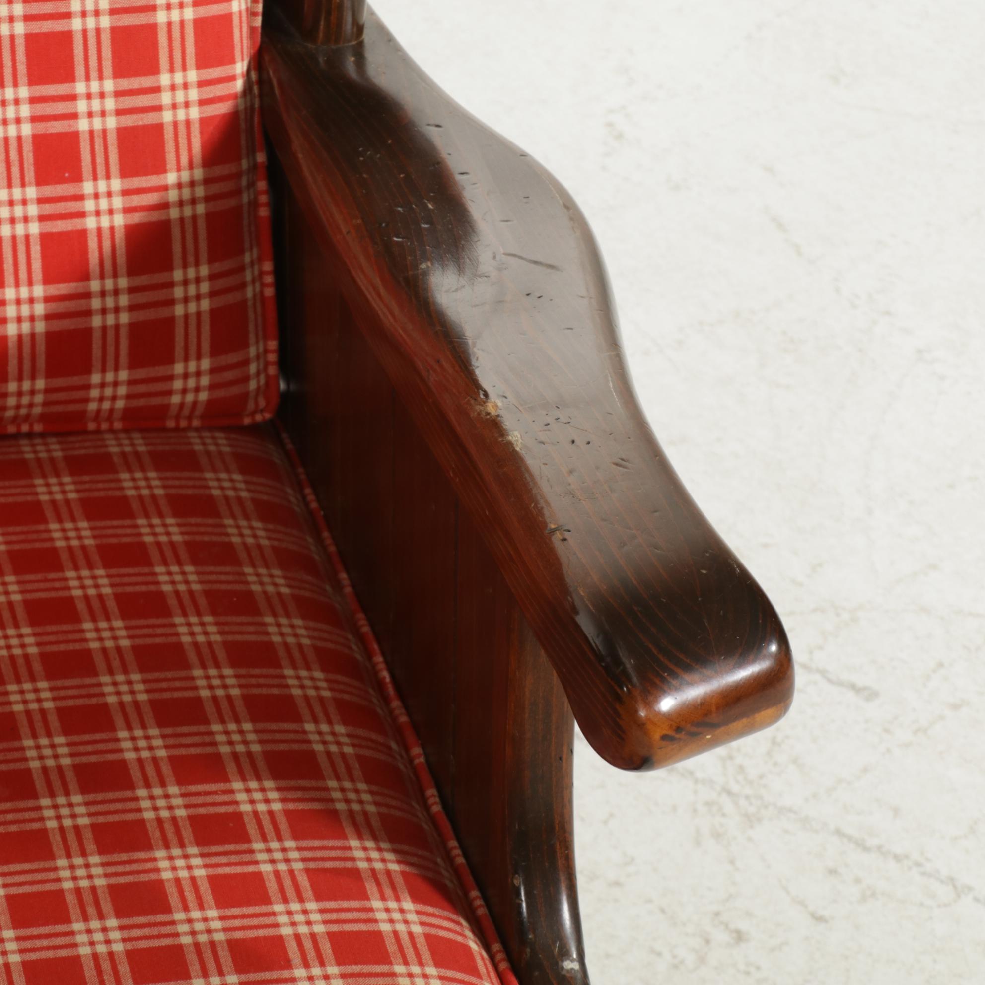 Pair of Ethan Allen Traditional Classics Pine Armchairs, 1970s