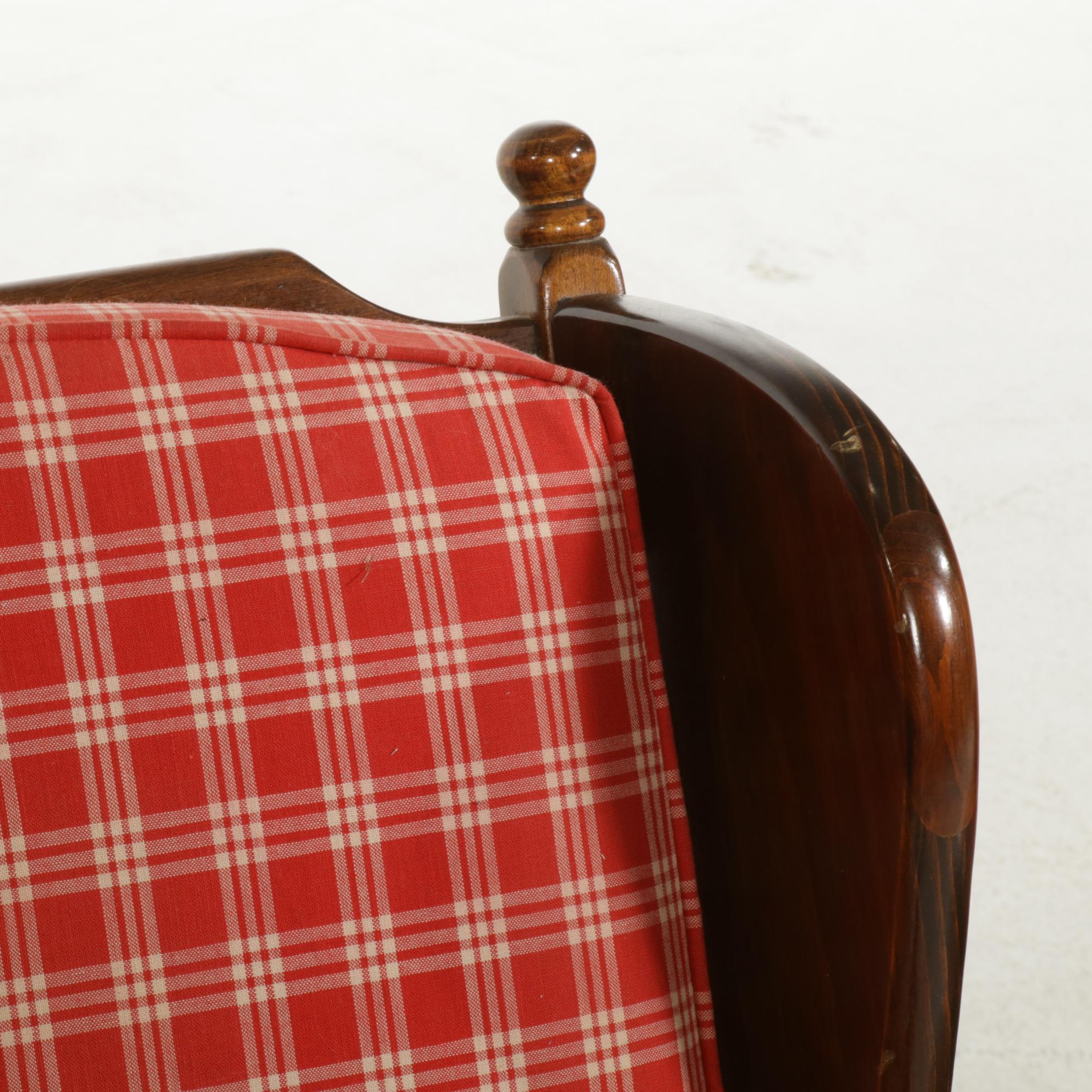 Pair of Ethan Allen Traditional Classics Pine Armchairs, 1970s